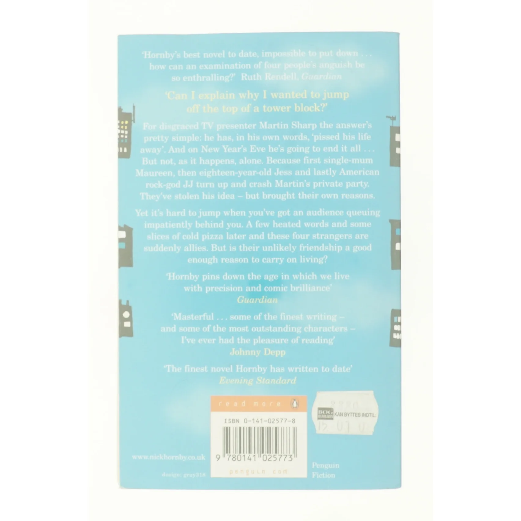 A Long Way Down by Nick Hornby af Nick Hornby (Bog)