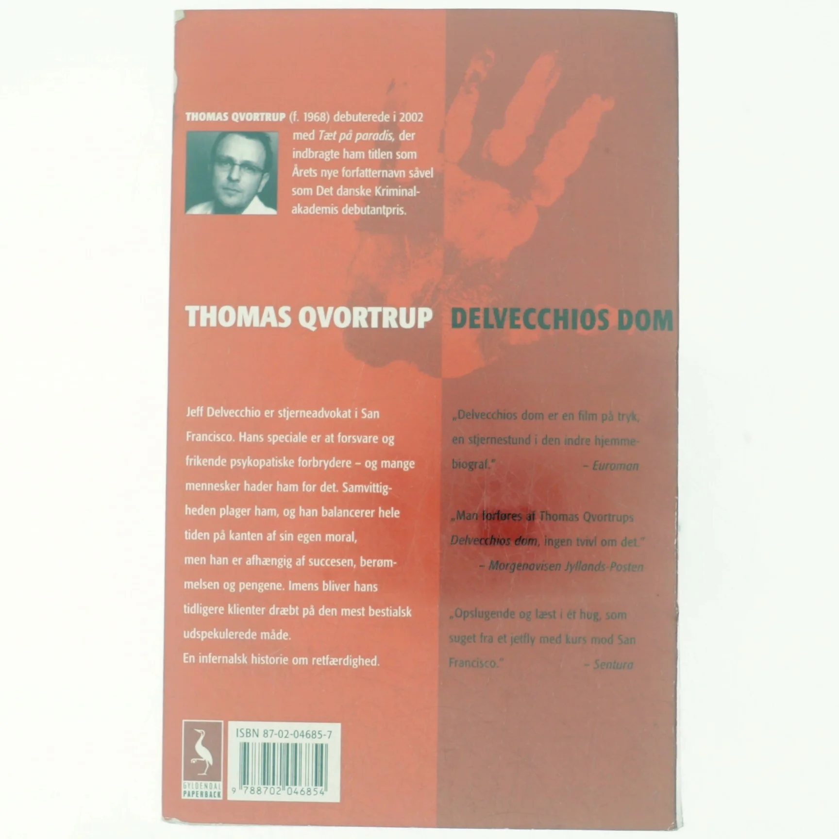 Delvecchios dom : roman af Thomas Qvortrup (Bog)