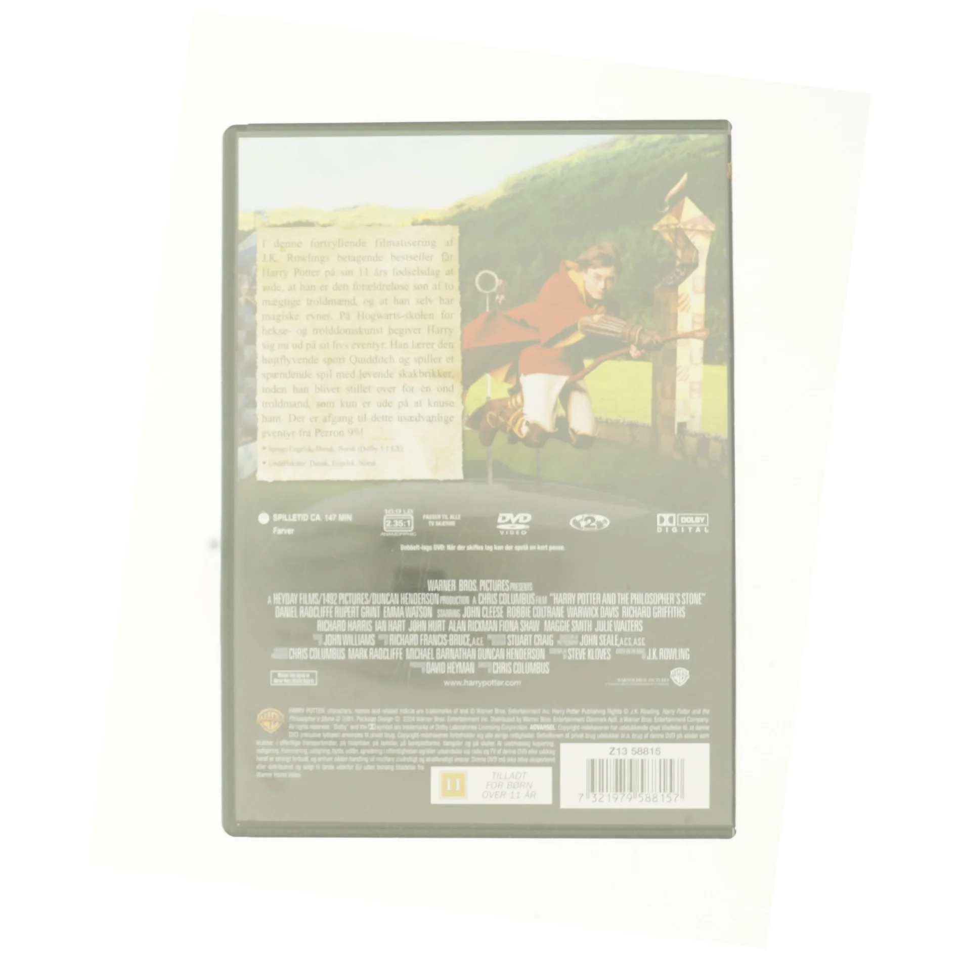 Harry Potter Og De Vises Sten fra DVD