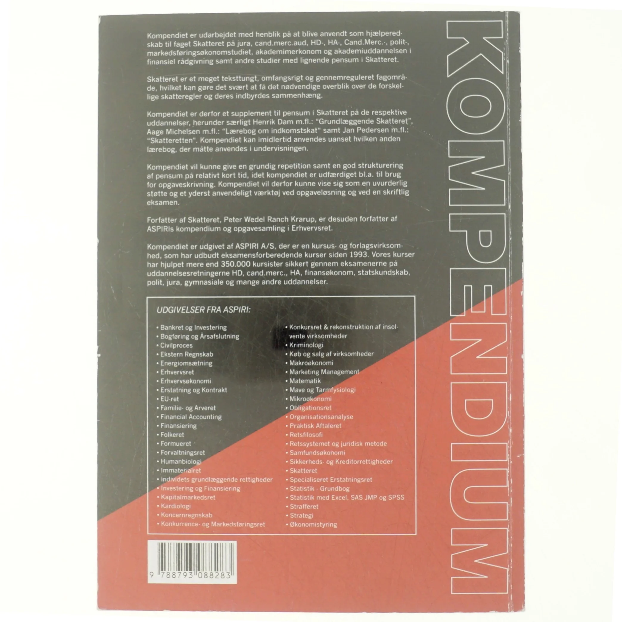 Kompendium i skatteret 2019 af Peter Wedel Ranch Krarup (Bog)
