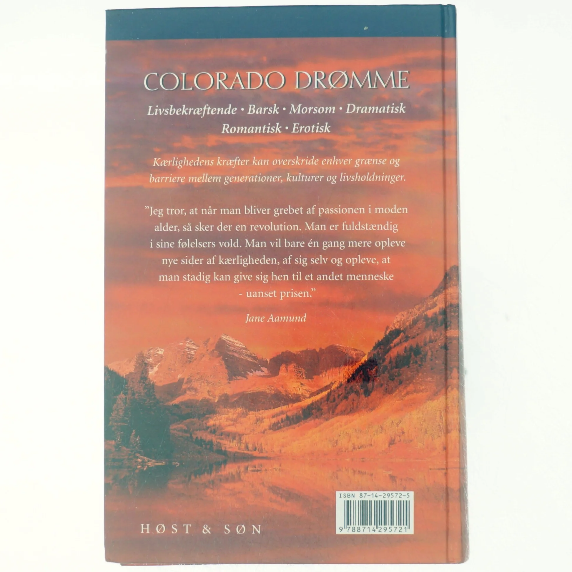 Colorado drømme : en roman om den modne passion af Jane Aamund (Bog)