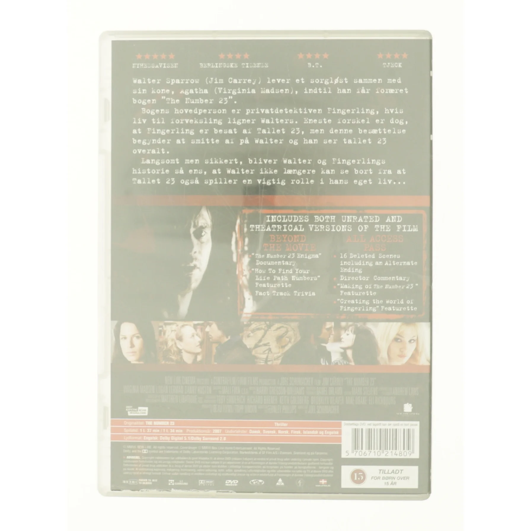 The Number 23 fra DVD