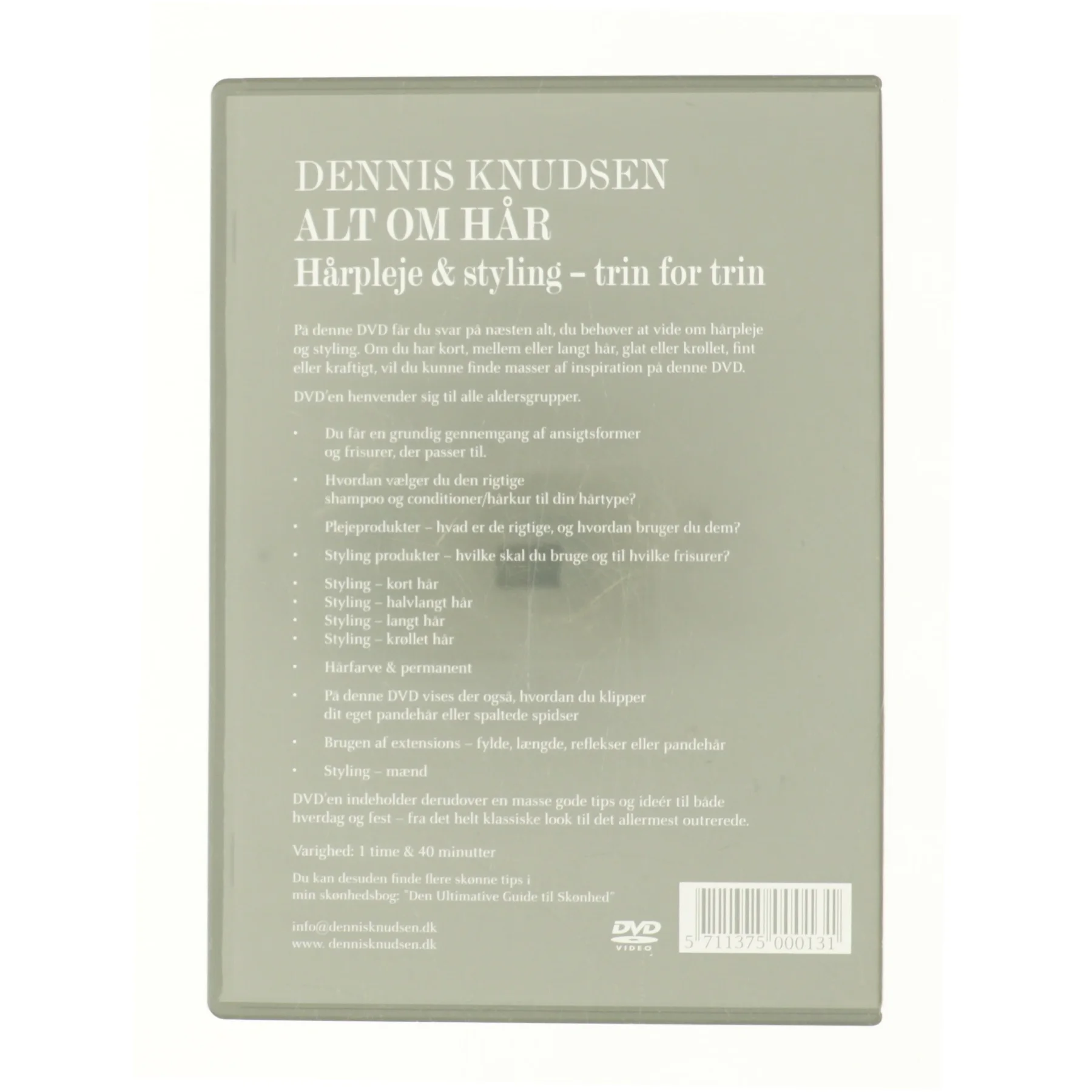 Dennis Knudsen Alt om hår fra DVD