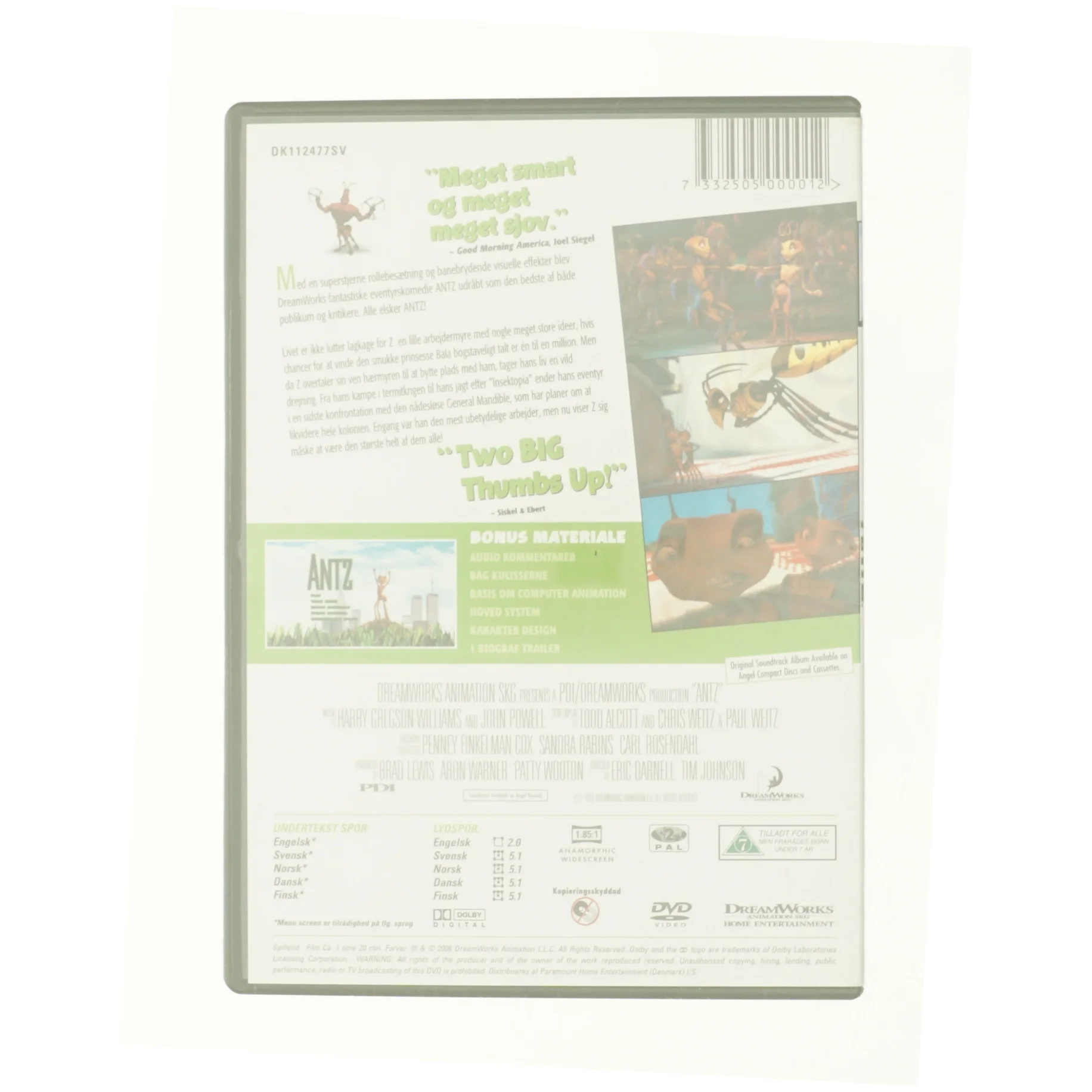 Antz fra DVD