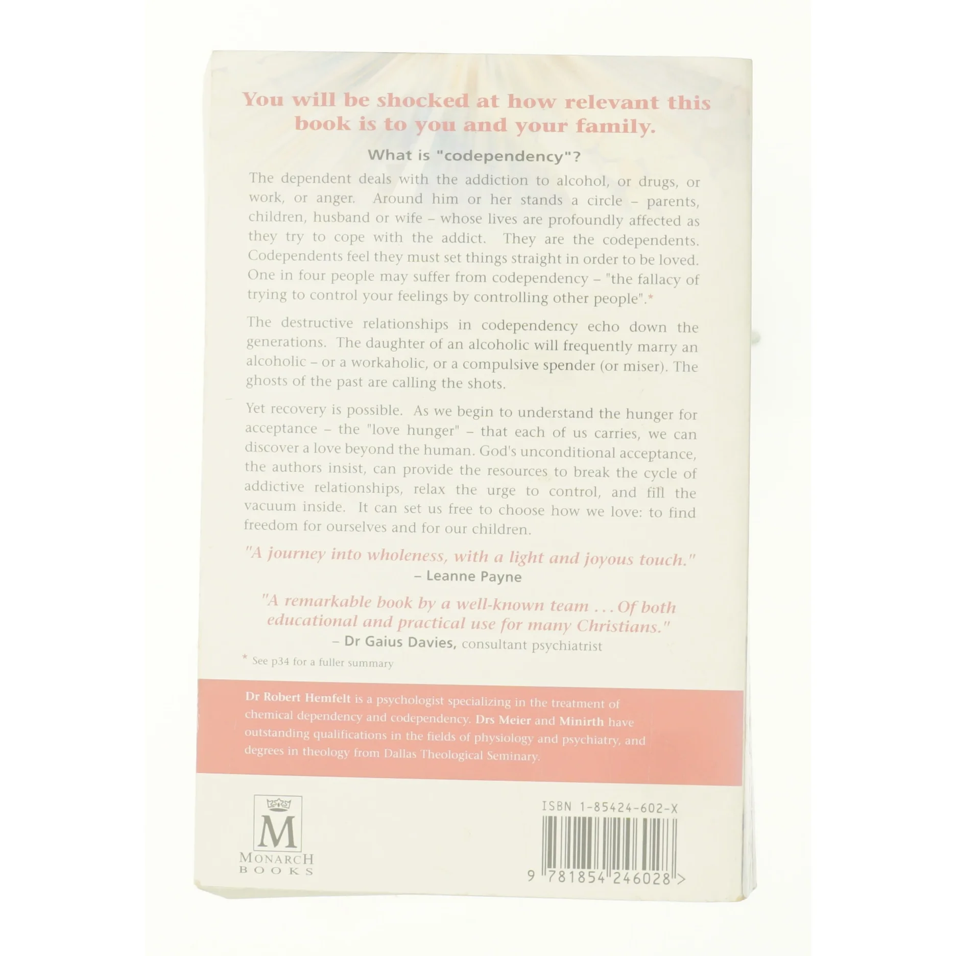 Love Is a Choice af Robert Hemfelt (Bog)