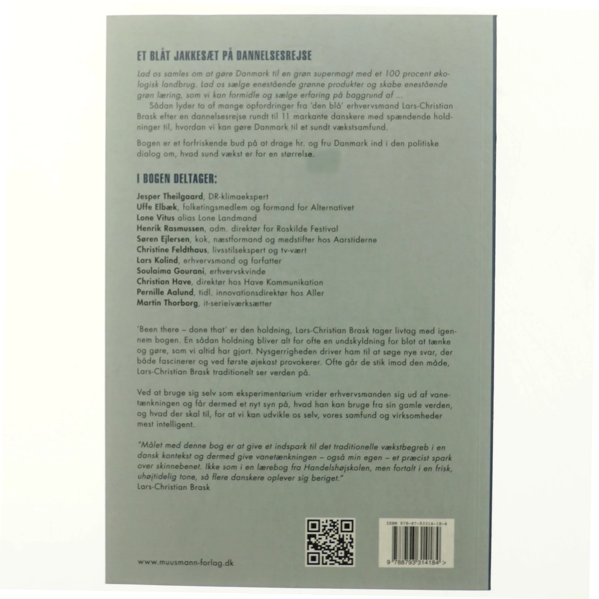 Vilje til forandring af Lars-Christian Brask (Bog)