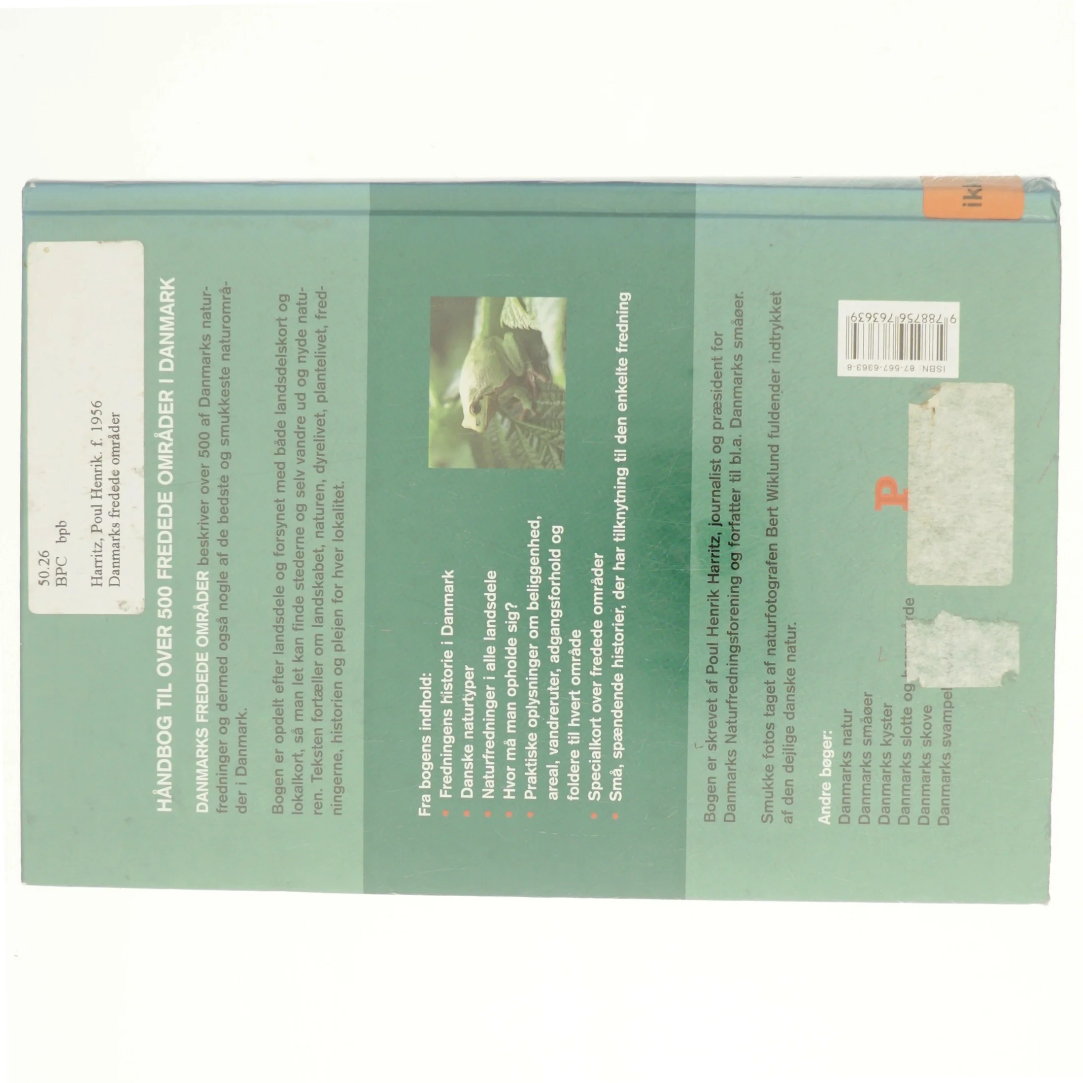 Danmarks fredede områder af Poul Henrik Harritz (f. 1956) (Bog)