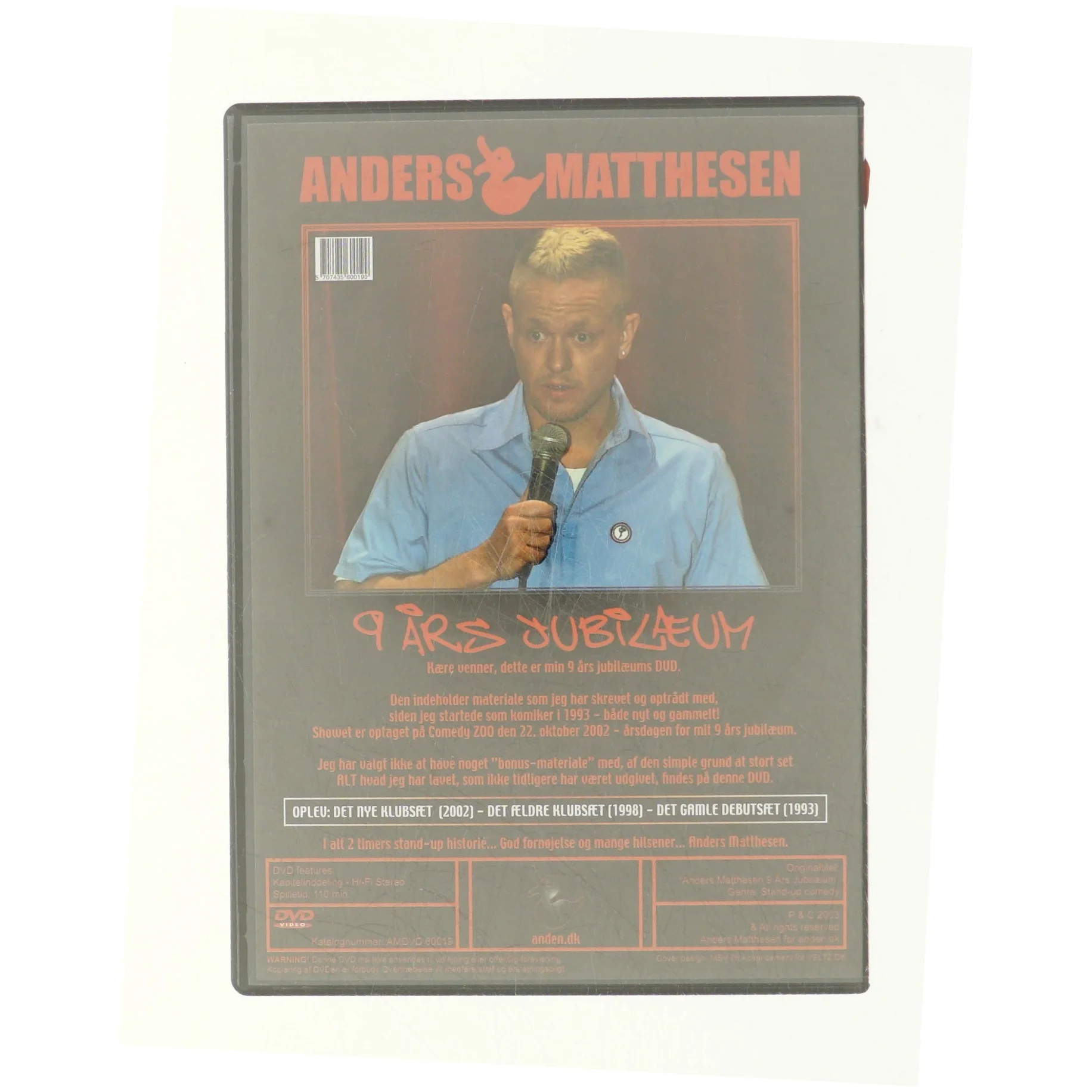 Anders Matthesen 9 års jubilæum