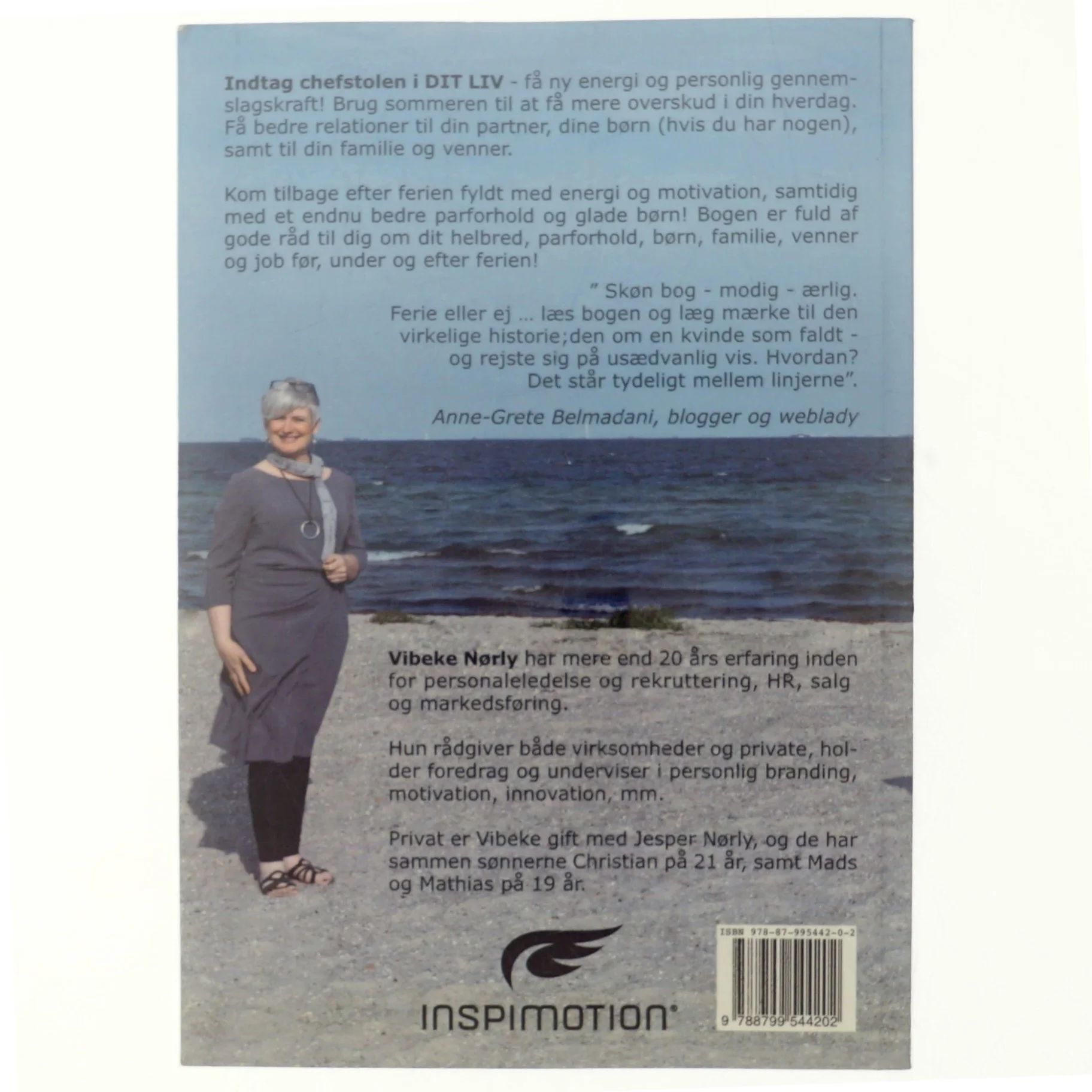 Indtag chefstolen i dit liv : boost dig selv og din familie i sommerferien - en personlig guide af Vibeke Nørly (Bog)