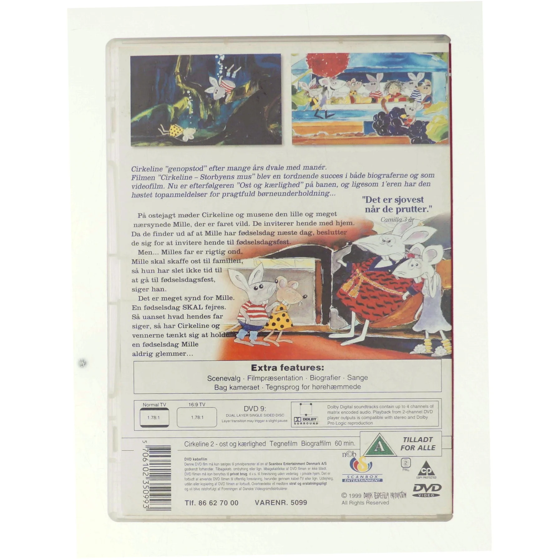 Cirkeline 2 ost og kærlighed