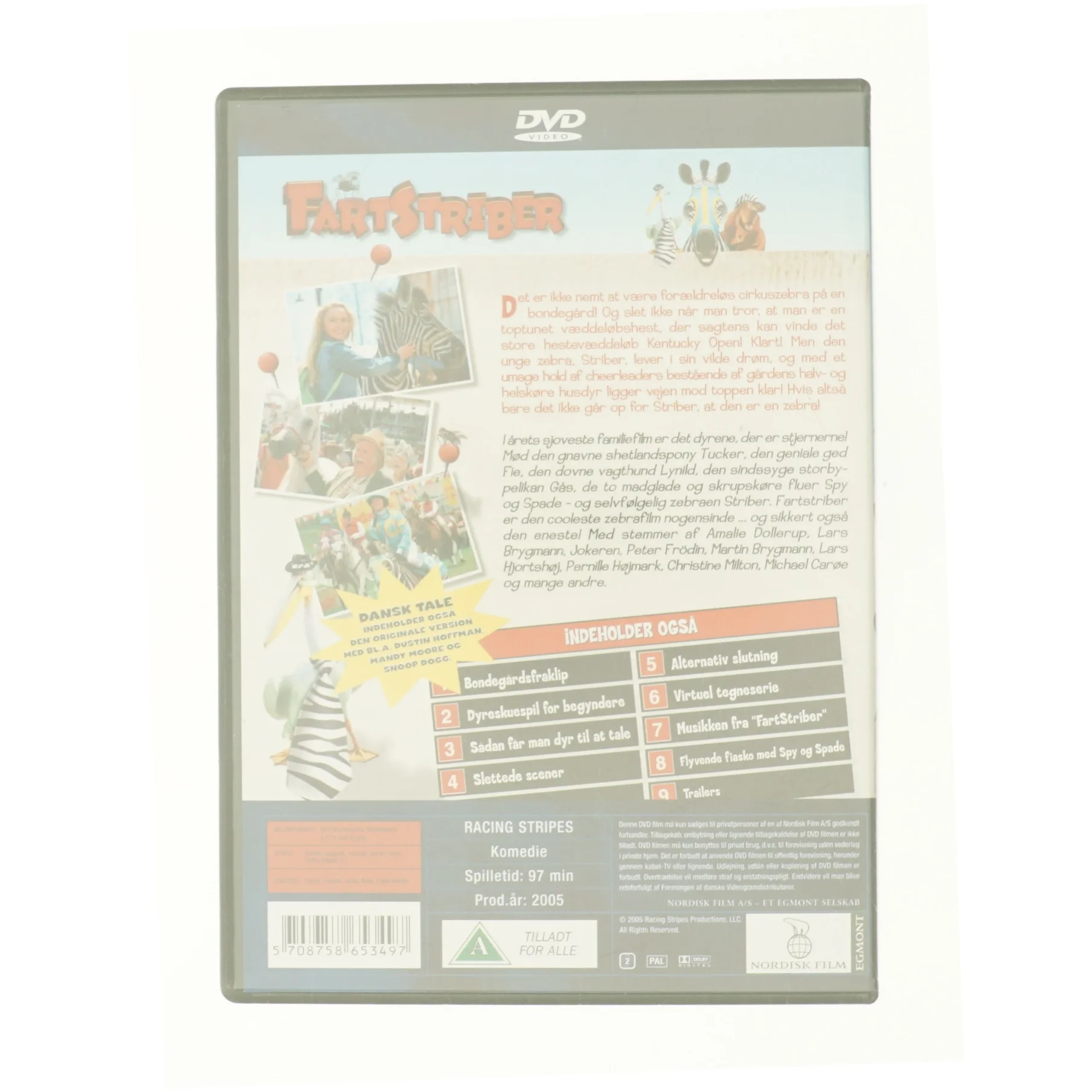 Racing Stripes  fra DVD