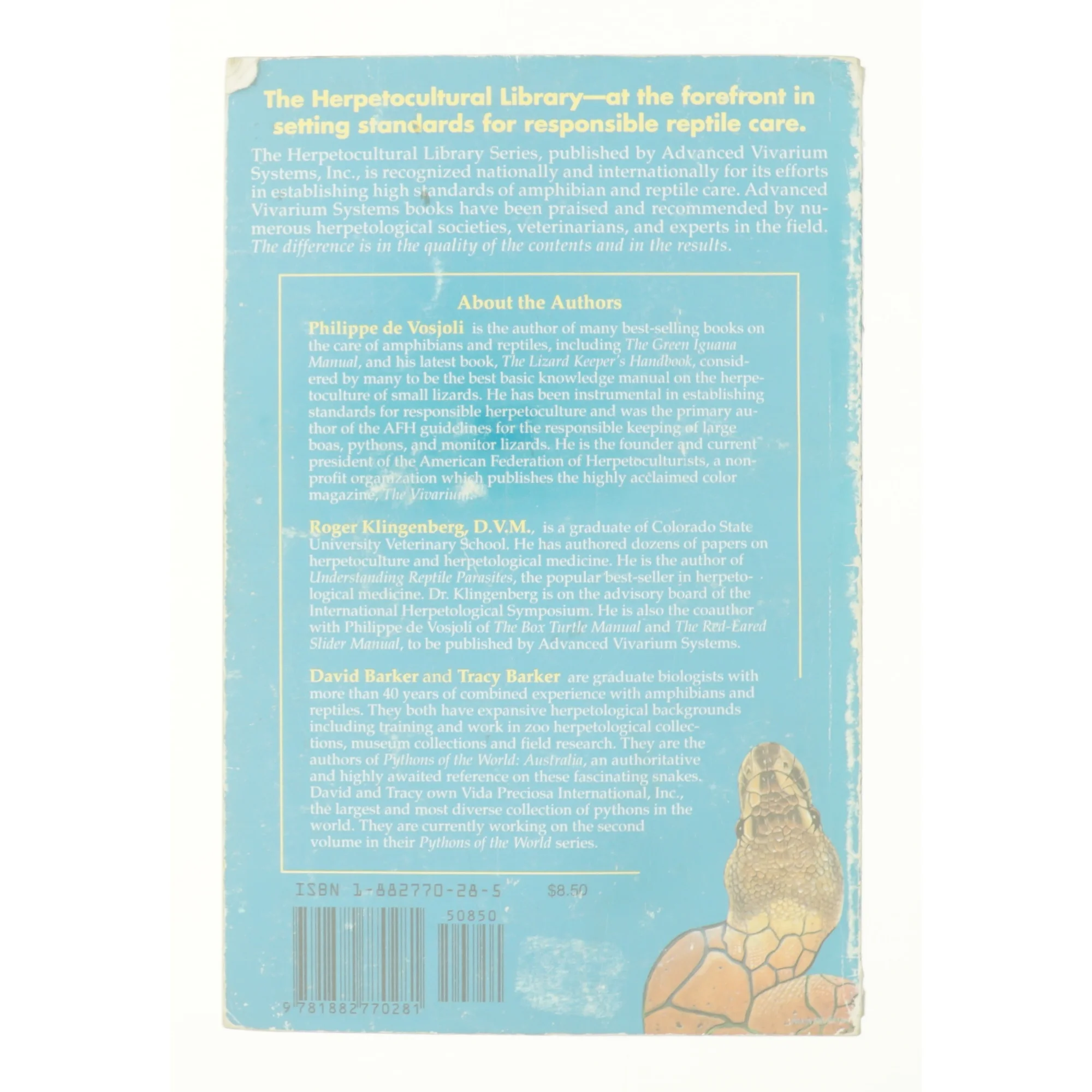 Ball Python Manual af Philippe De Vosjoli (Bog)