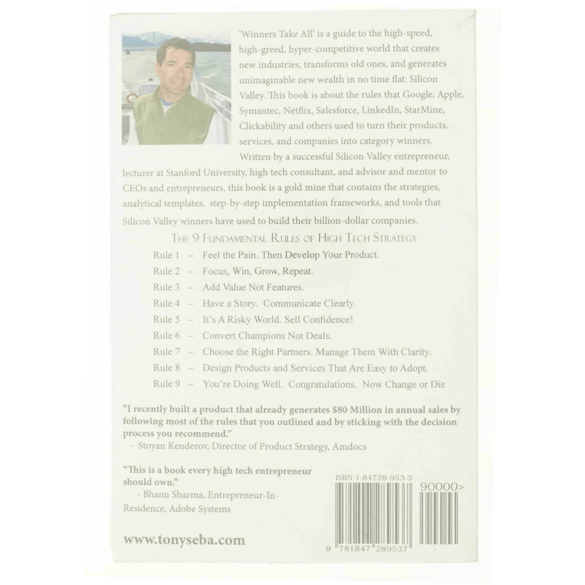 Winners Take All - the 9 Fundamental Rules of High Tech Strategy (Paperback) af Tony Seba (Bog)