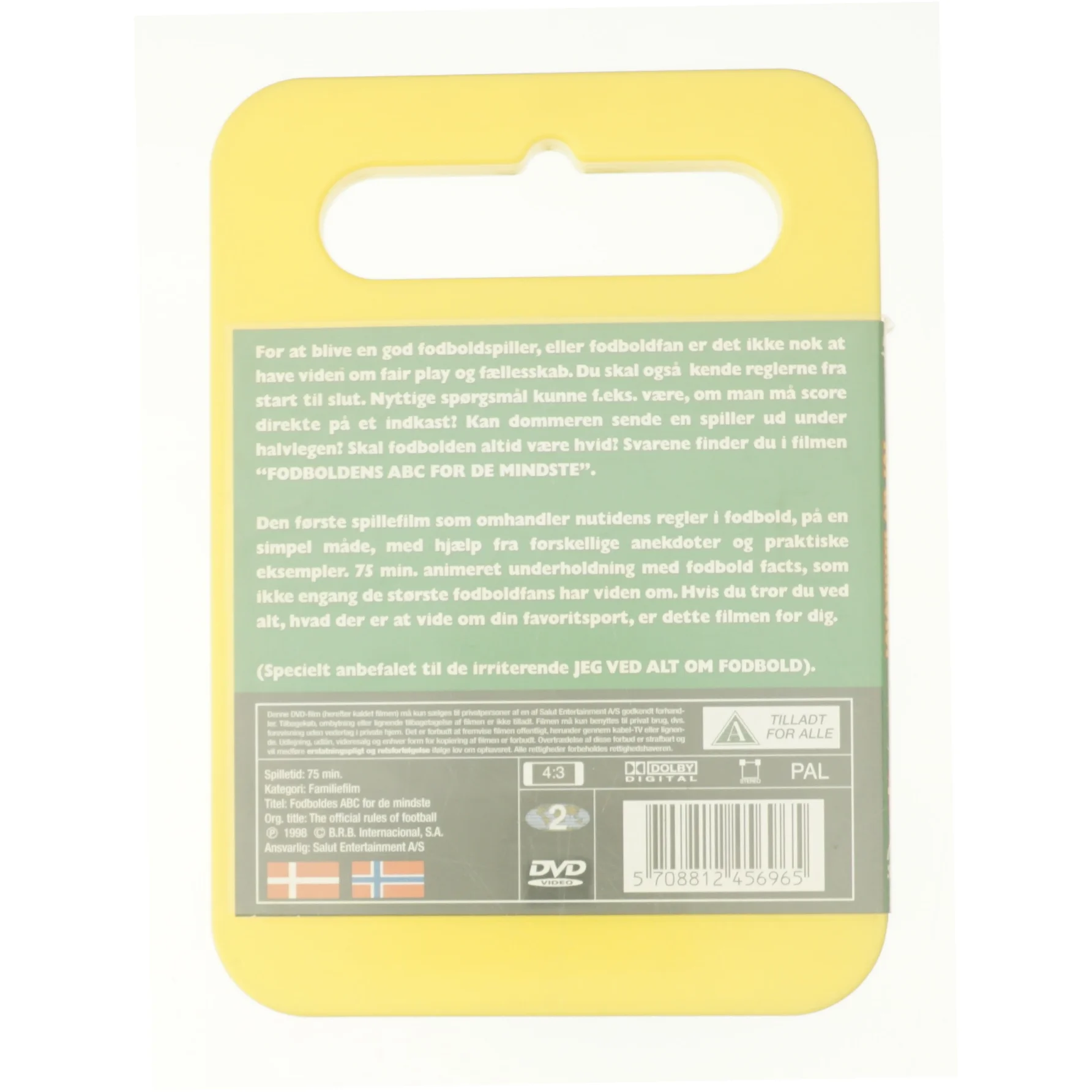 Fodboldens ABC for de mindste! fra DVD