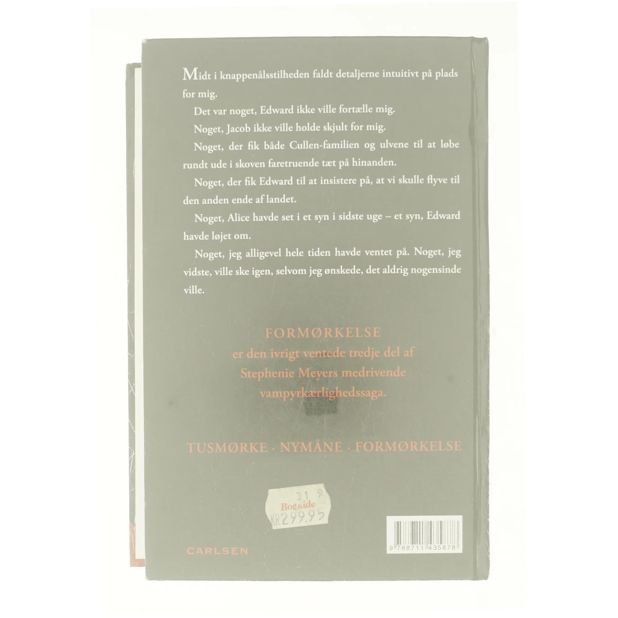 Formørkelse af Stephenie Meyer (Bog)