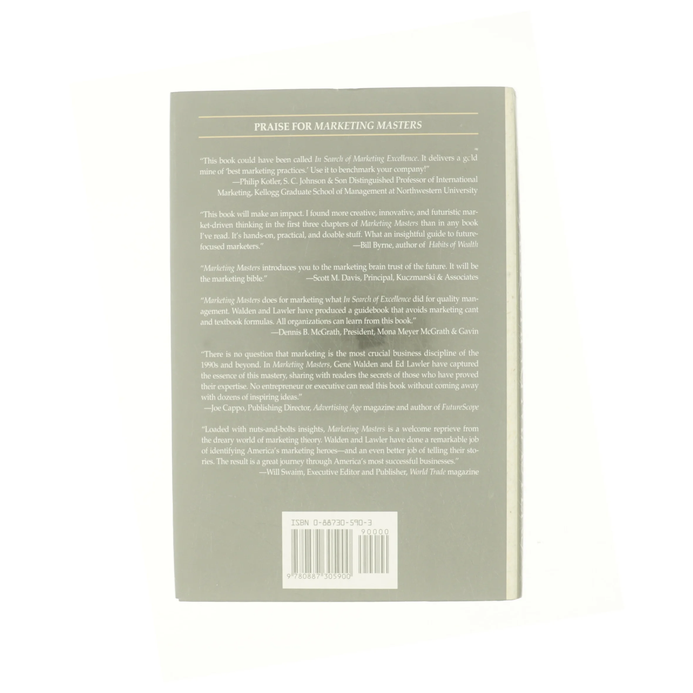 Marketing Masters : Secrets of America's Best Companies by Edmund O., Walden, Gene Lawler af Gene Walden (Bog)