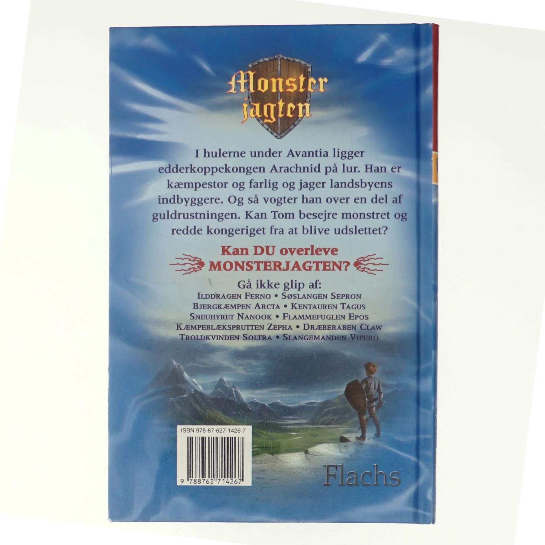 Edderkoppekongen Arachnid af Adam Blade (Bog) Monsterjagten