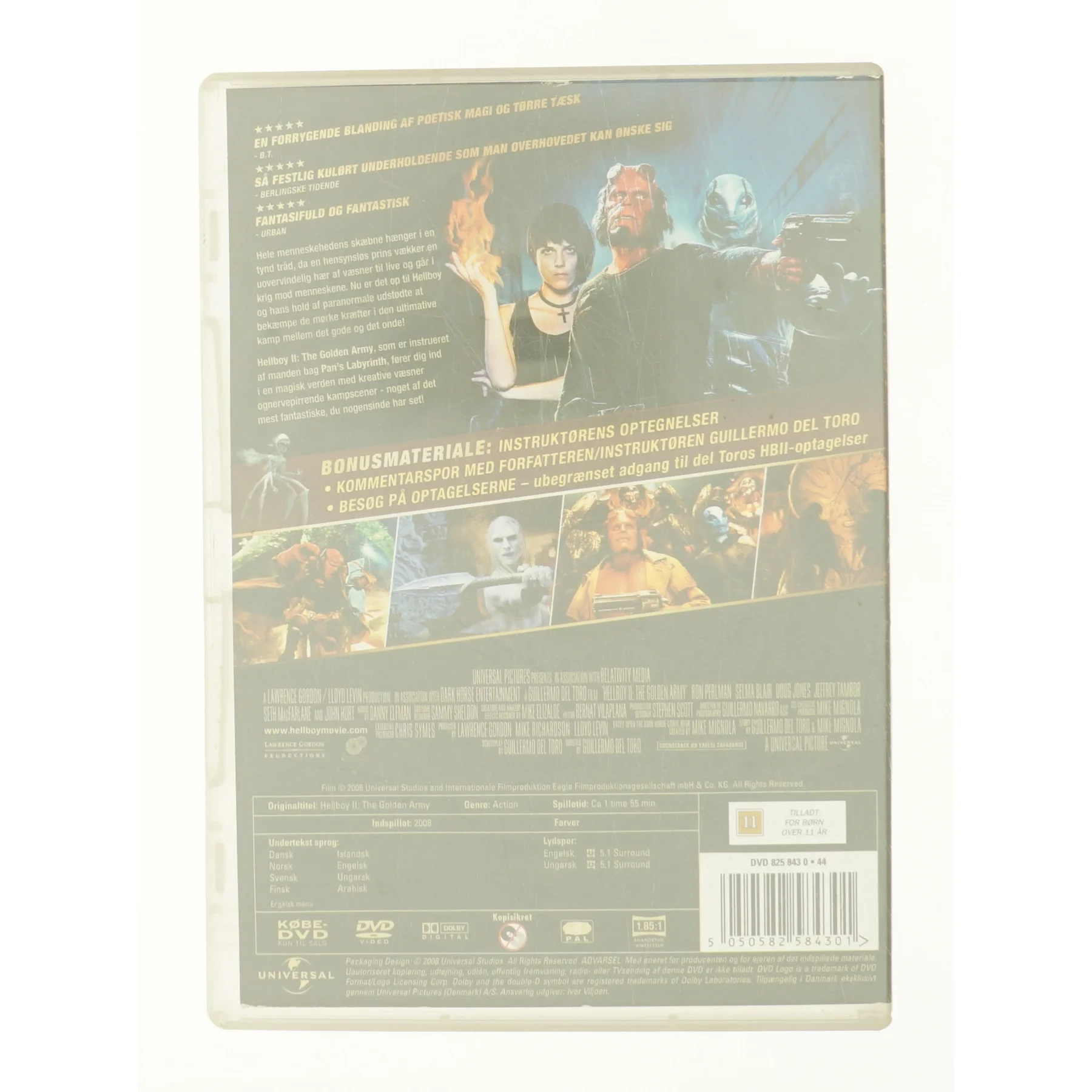 Hellboy - The Golden Army fra DVD