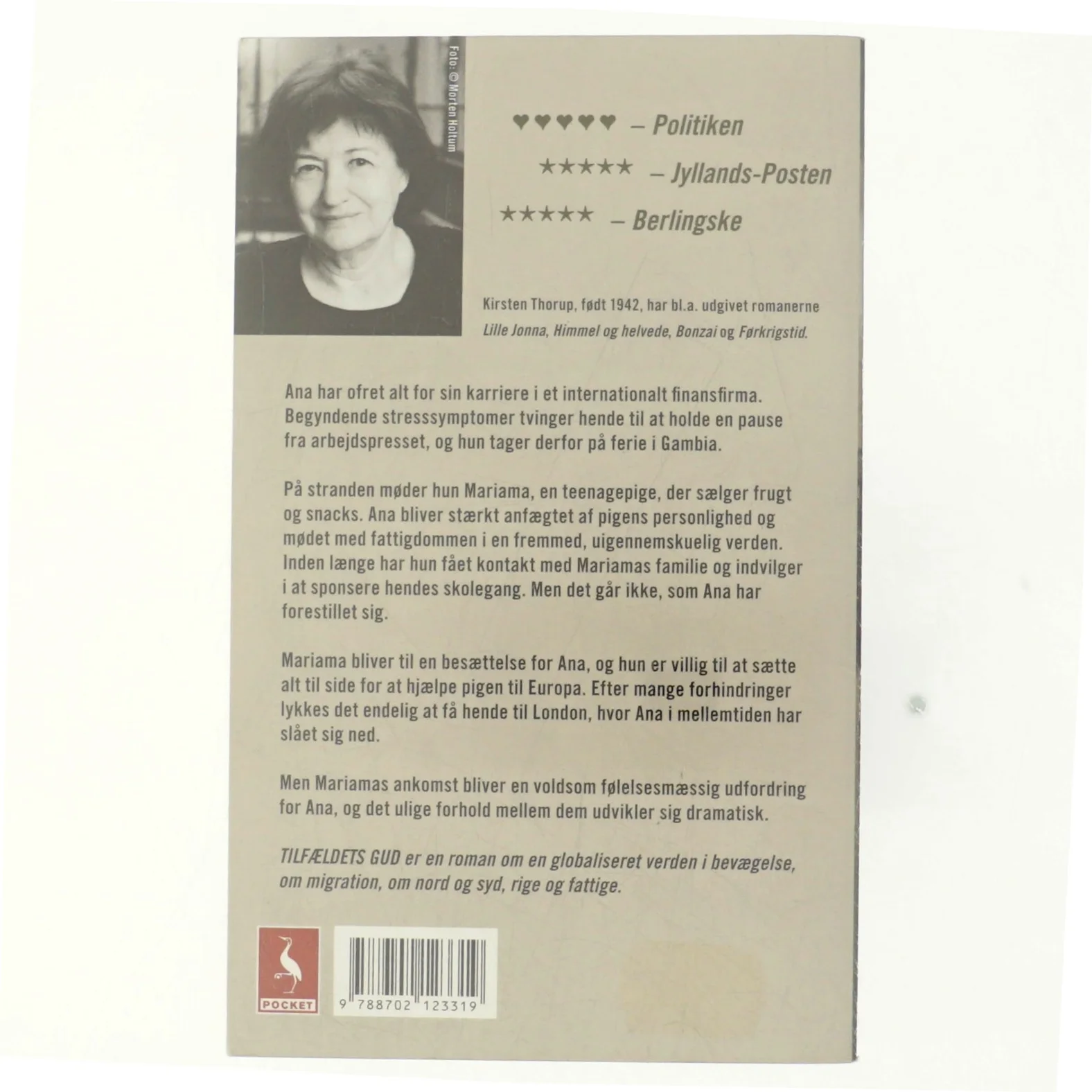 Tilfældets gud af Kirsten Thorup (Bog)