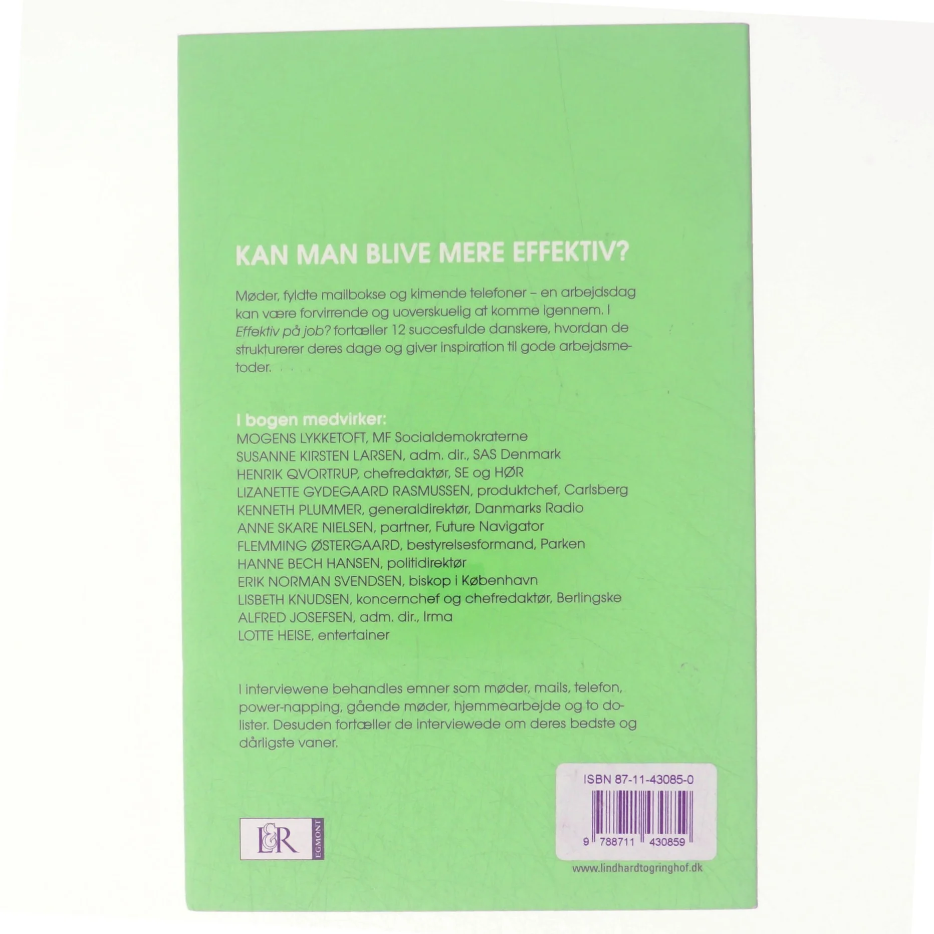 Effektiv på job? af Jens Islin