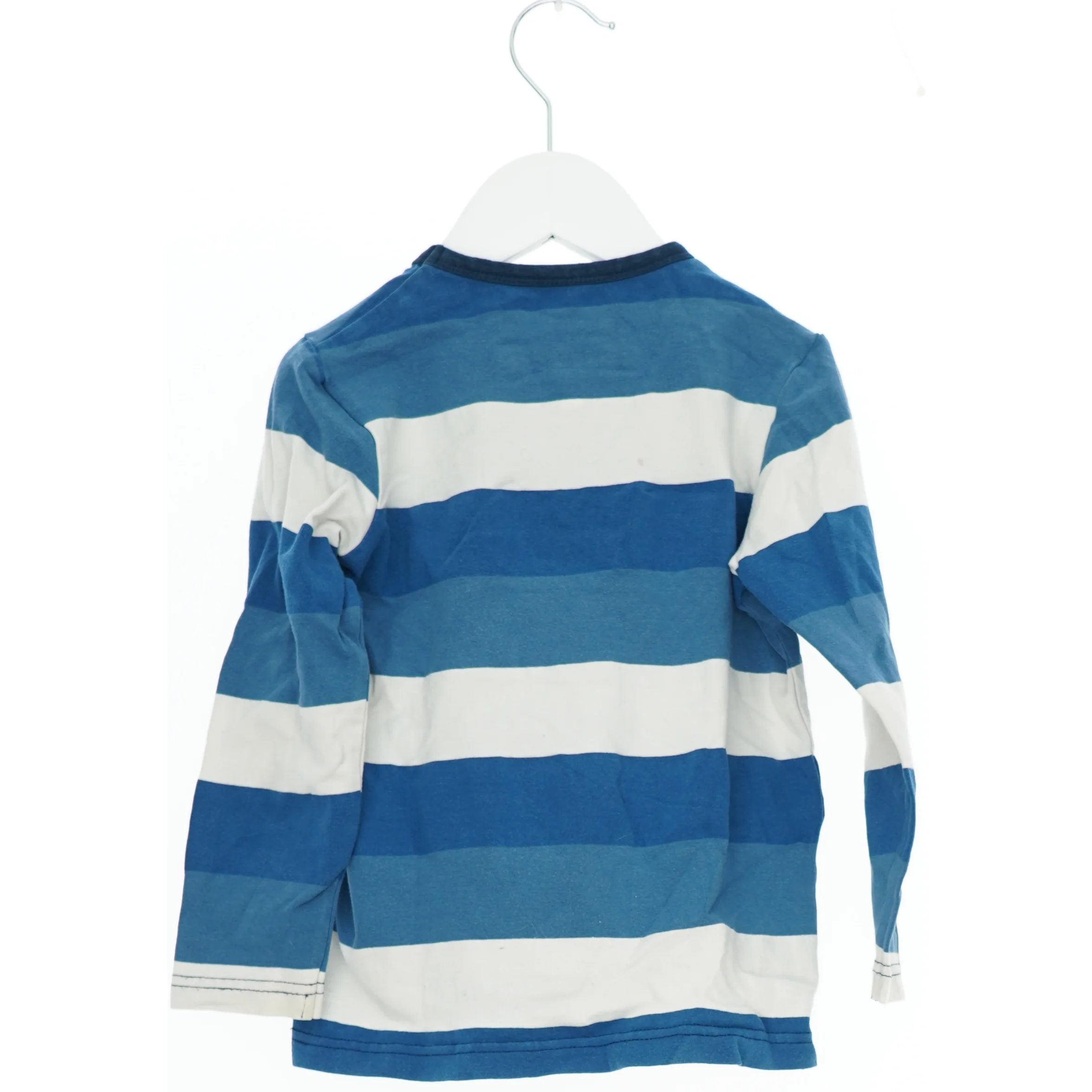 Langærmet bluse med vikingetryk og striber fra Danefæ (str. 104)