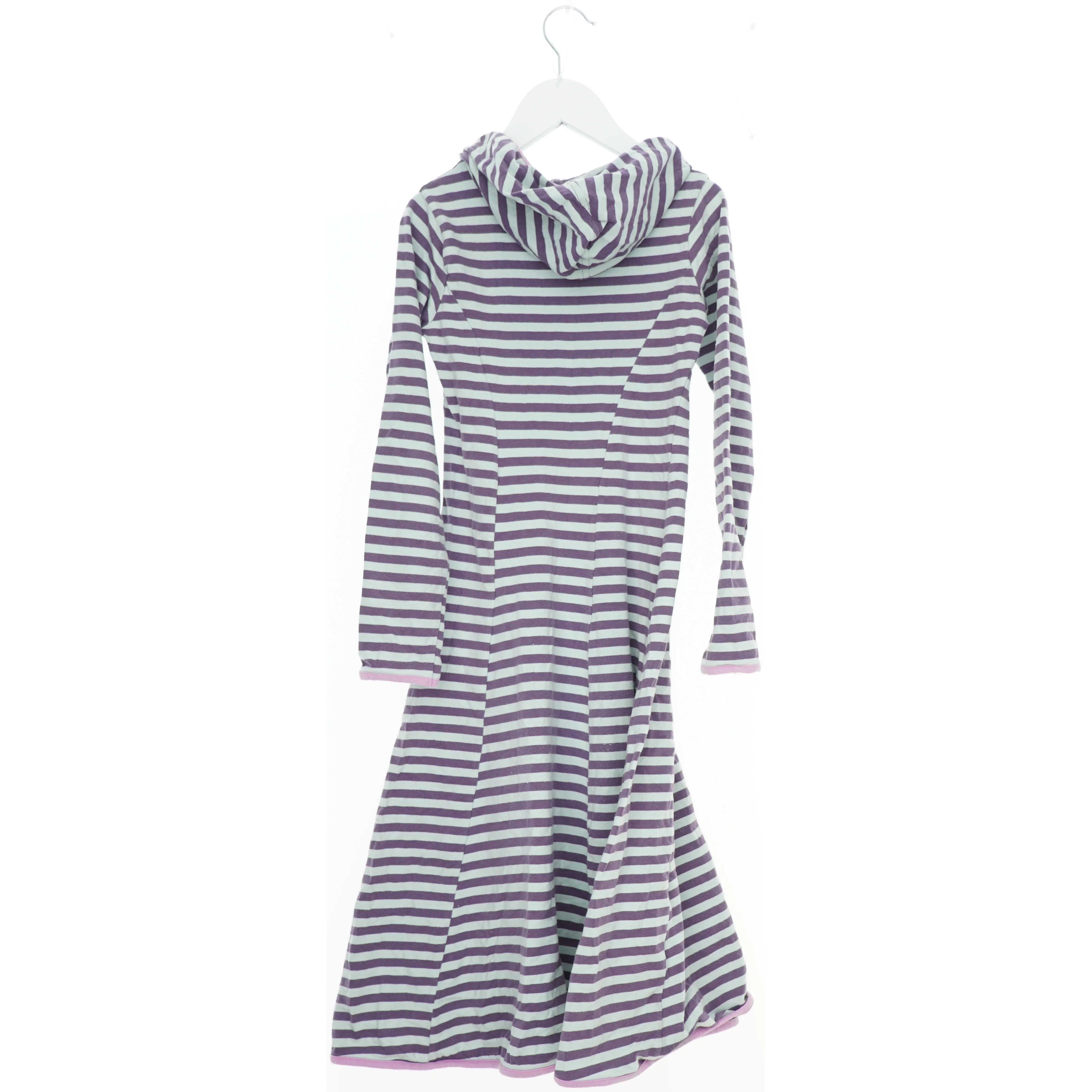 Stribet hættetrøje kjole fra Wheat (str. 140)