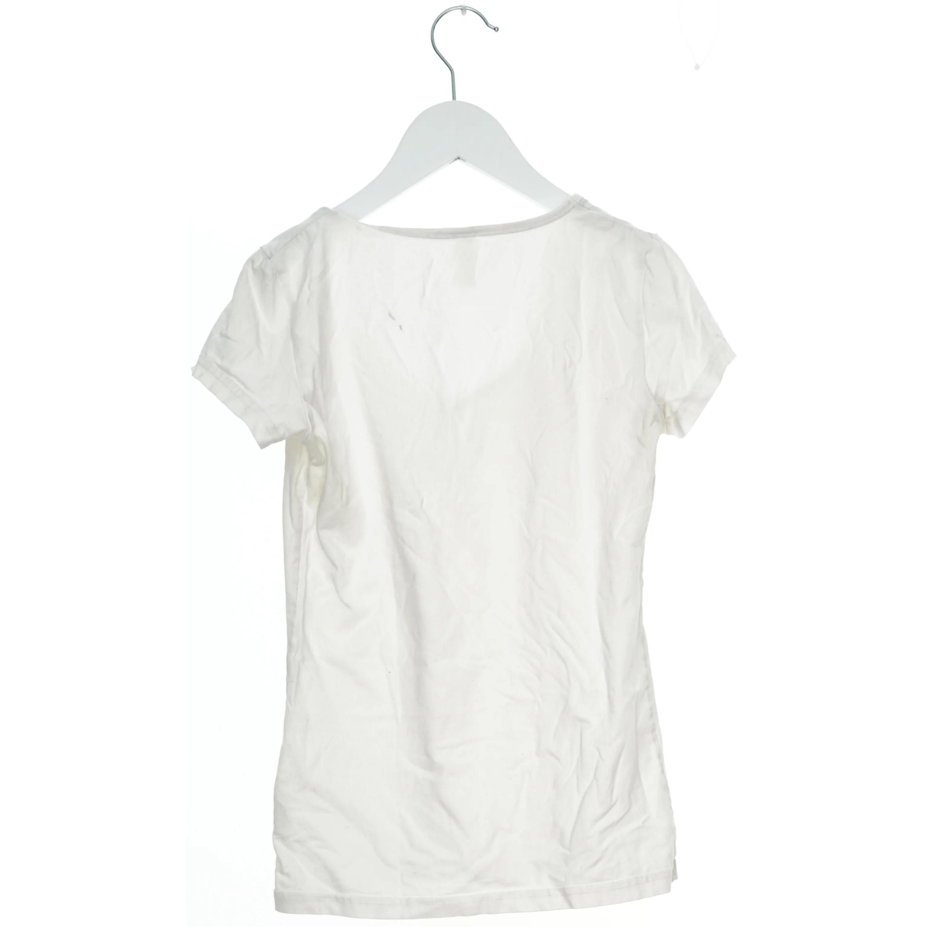 Hvid T-shirt med V-udskæring fra Vero moda (str. XS)