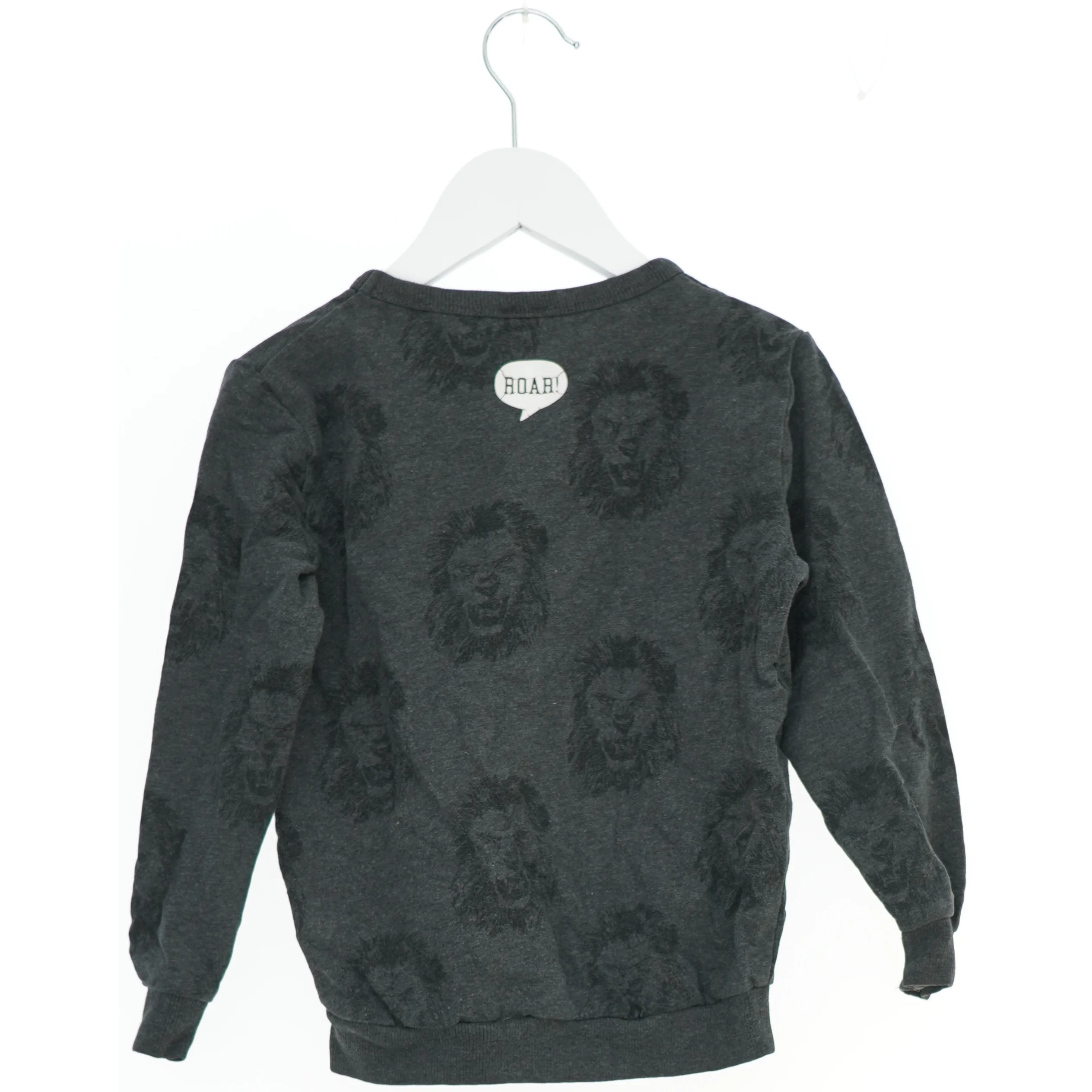 Sweatshirt med løveprint (str. 116)