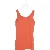 Tanktop i orange farve fra Only (str. M)