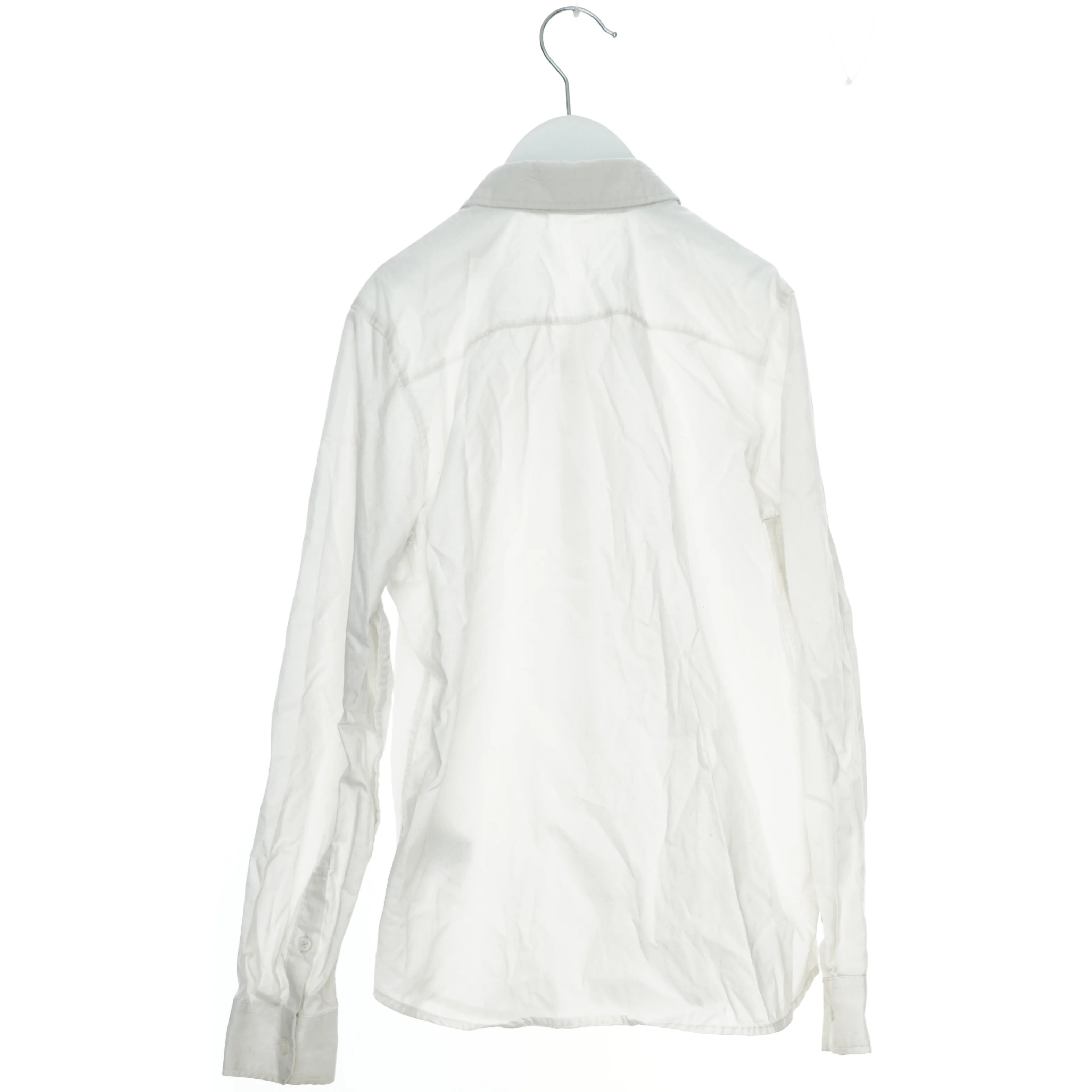 Hvid skjorte med lange ærmer fra H&M (str. 134)