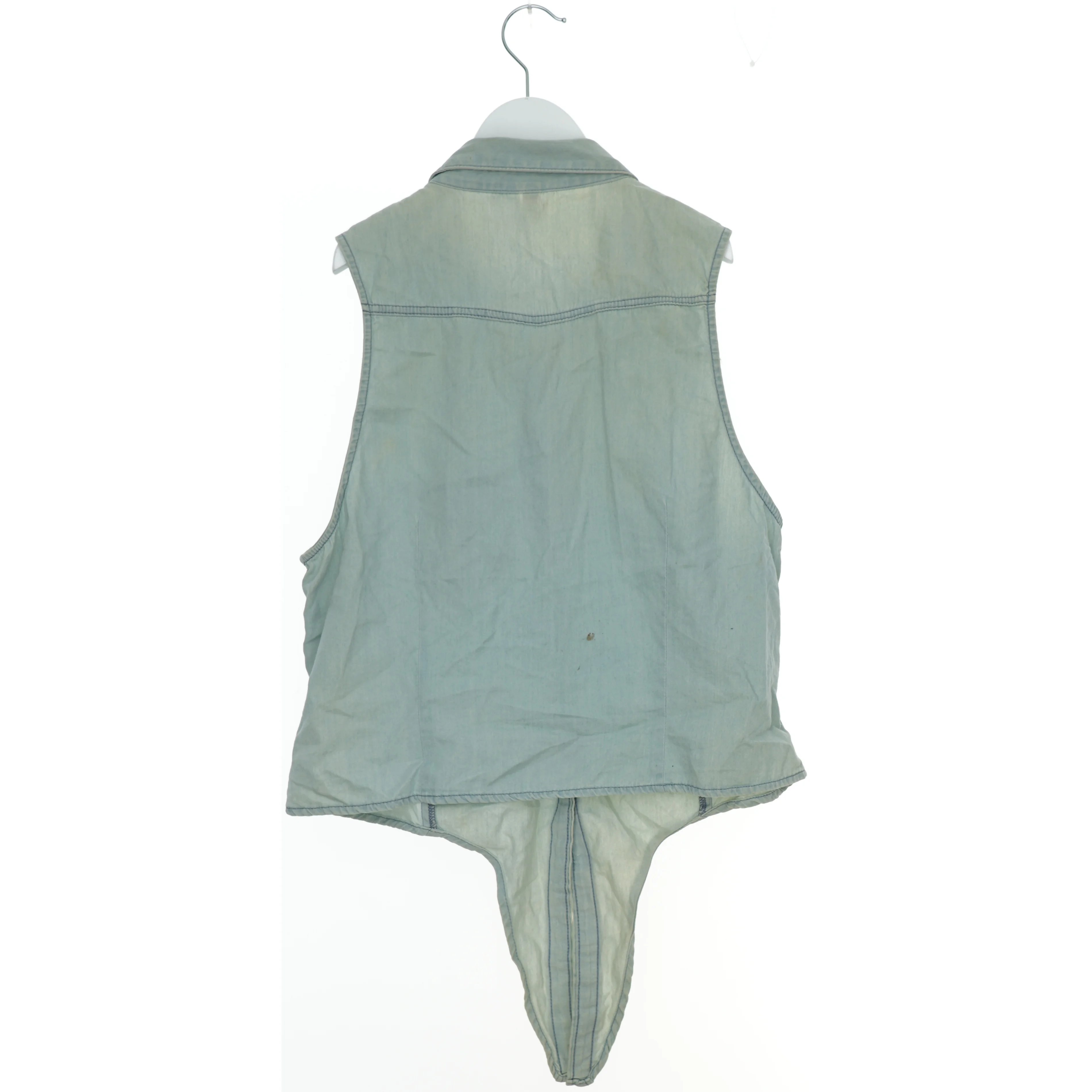 Ærmeløs jeans bodystocking fra H&M (str. 170)