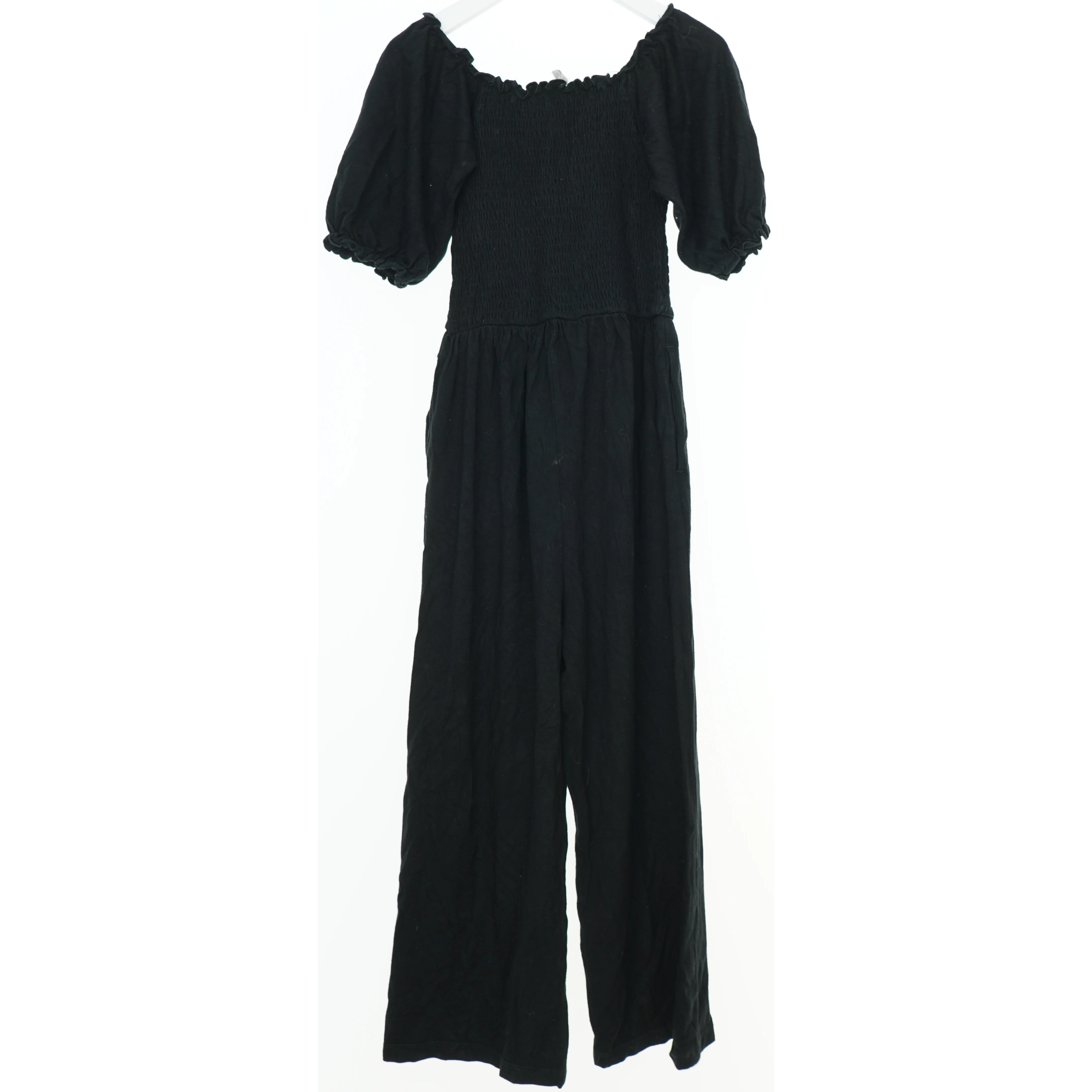 Sort buksedragt med korte ærmer fra Pomp de Lux (str. 128)