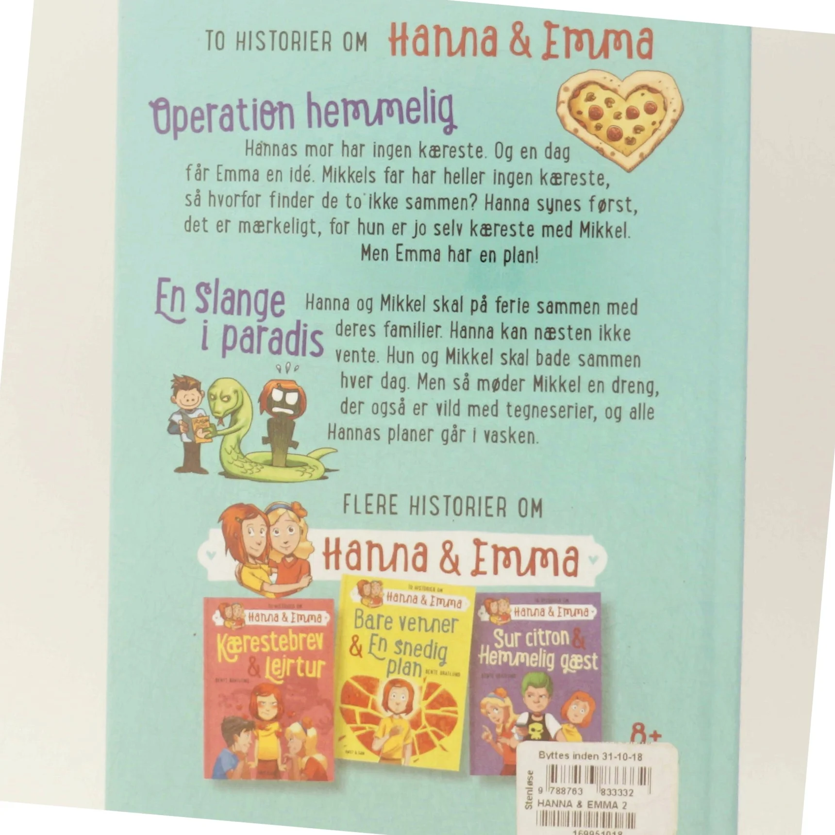 Hanna & Emma børnebog fra Høst & Søn