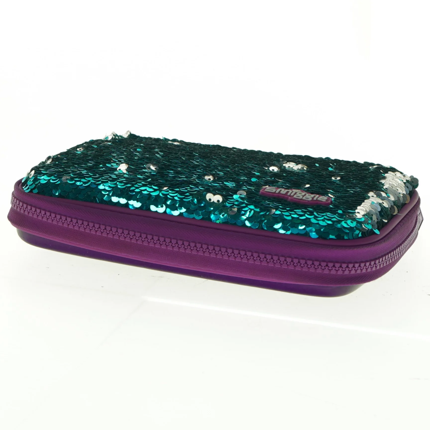 Pencil case with sequins fra Smiggle (str. 22 x 15 cm)