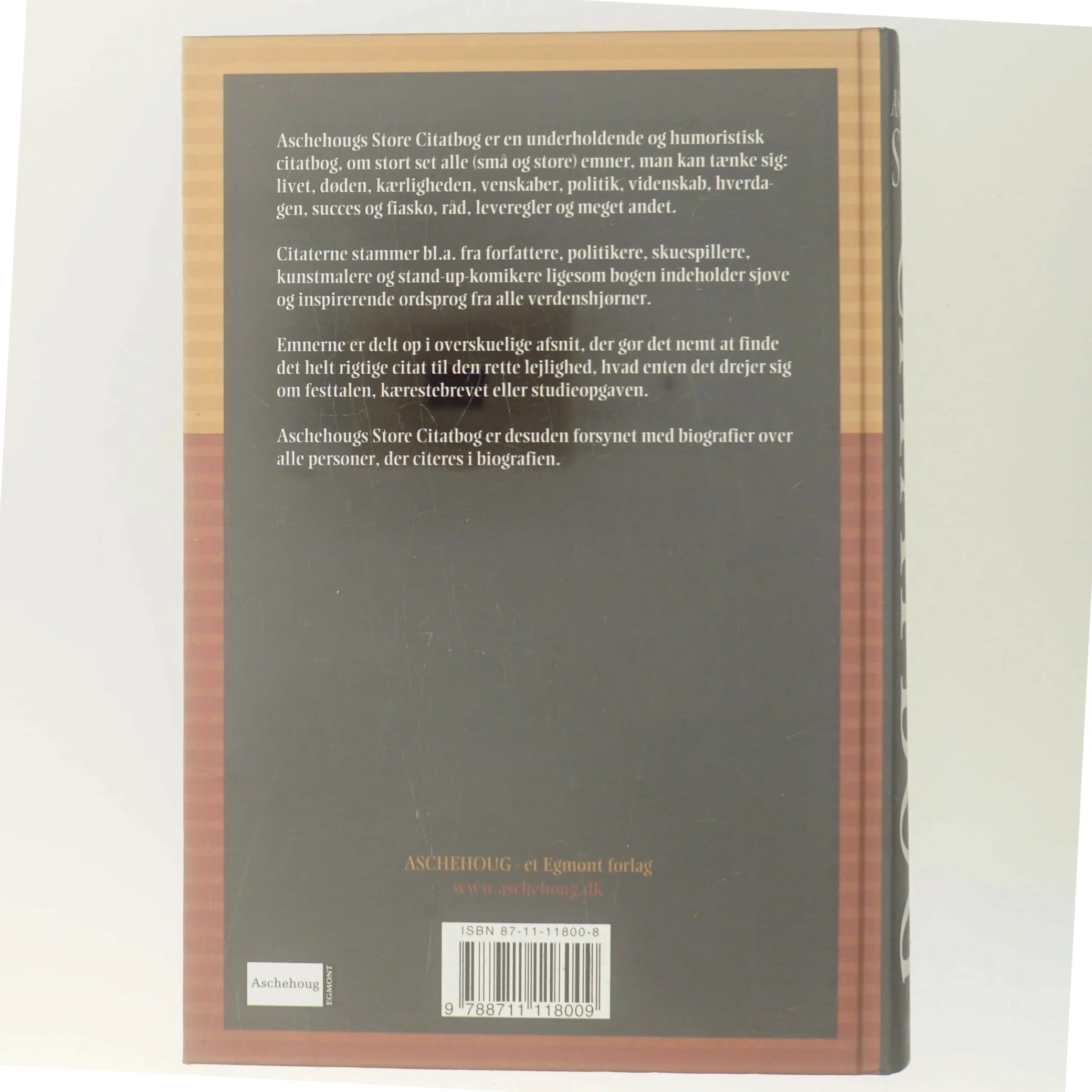 Aschehougs Store Citatbog (Bog)