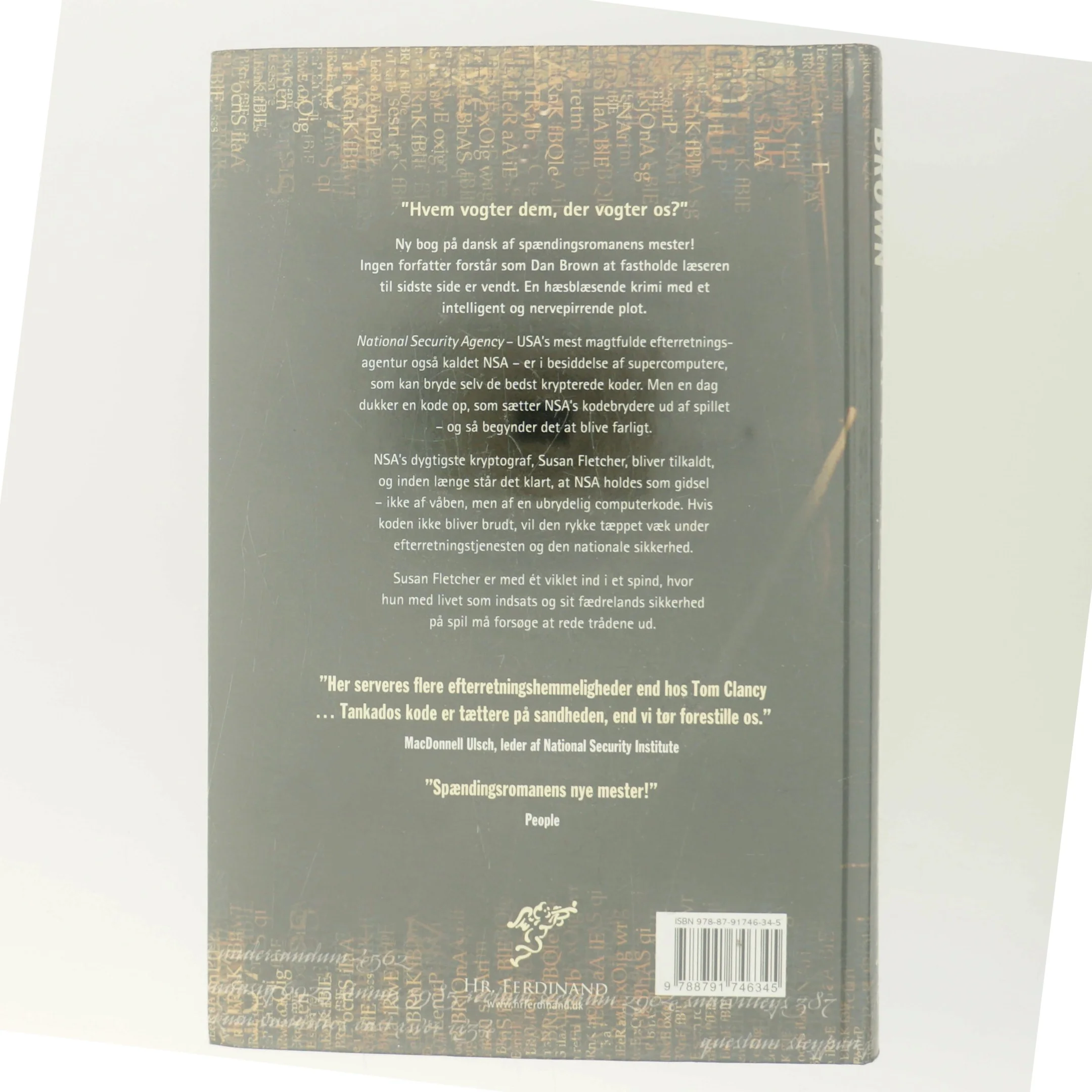 Tankados kode af Dan Brown (Bog)