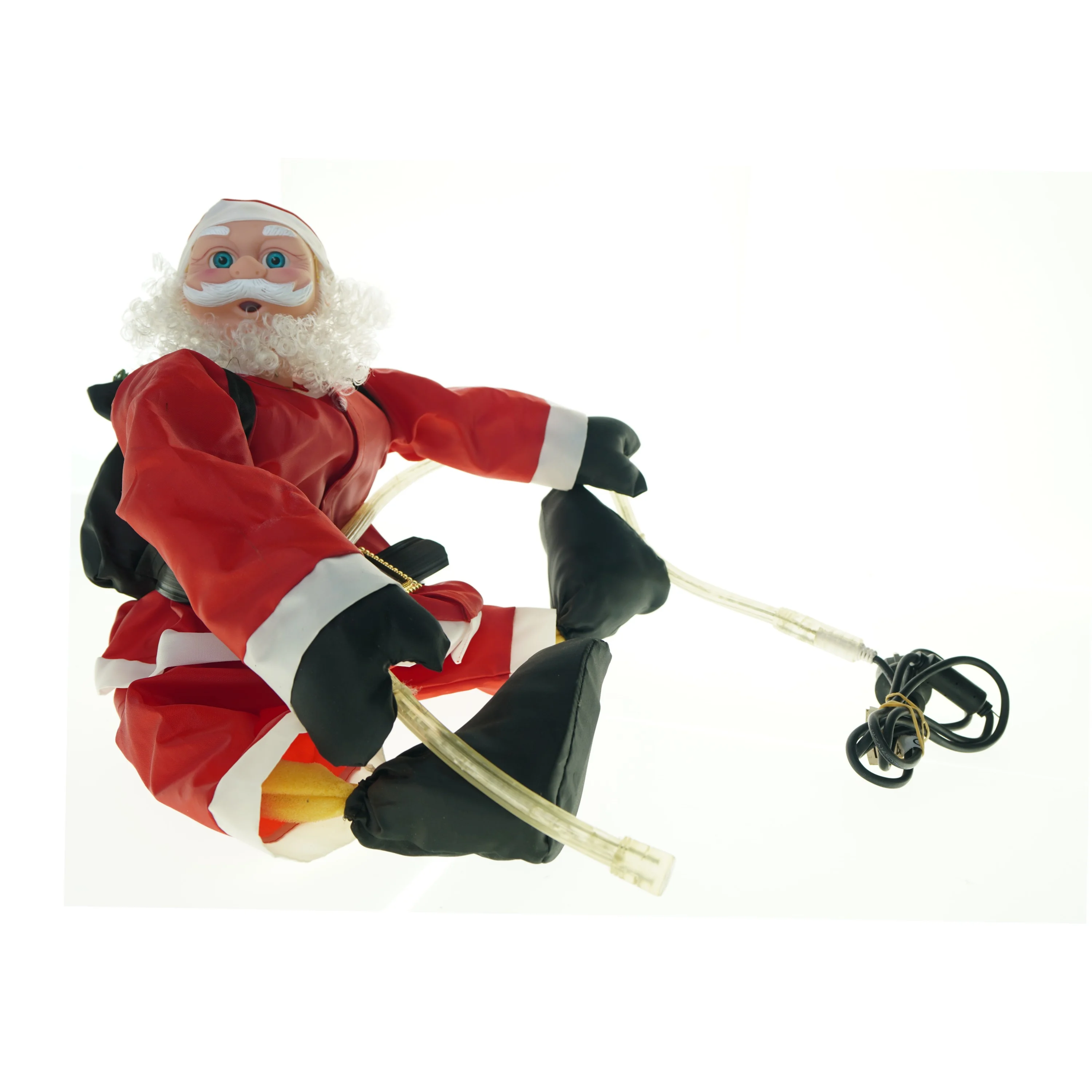 Julemandsfigur med belysning (str. 36. x 37 cm)