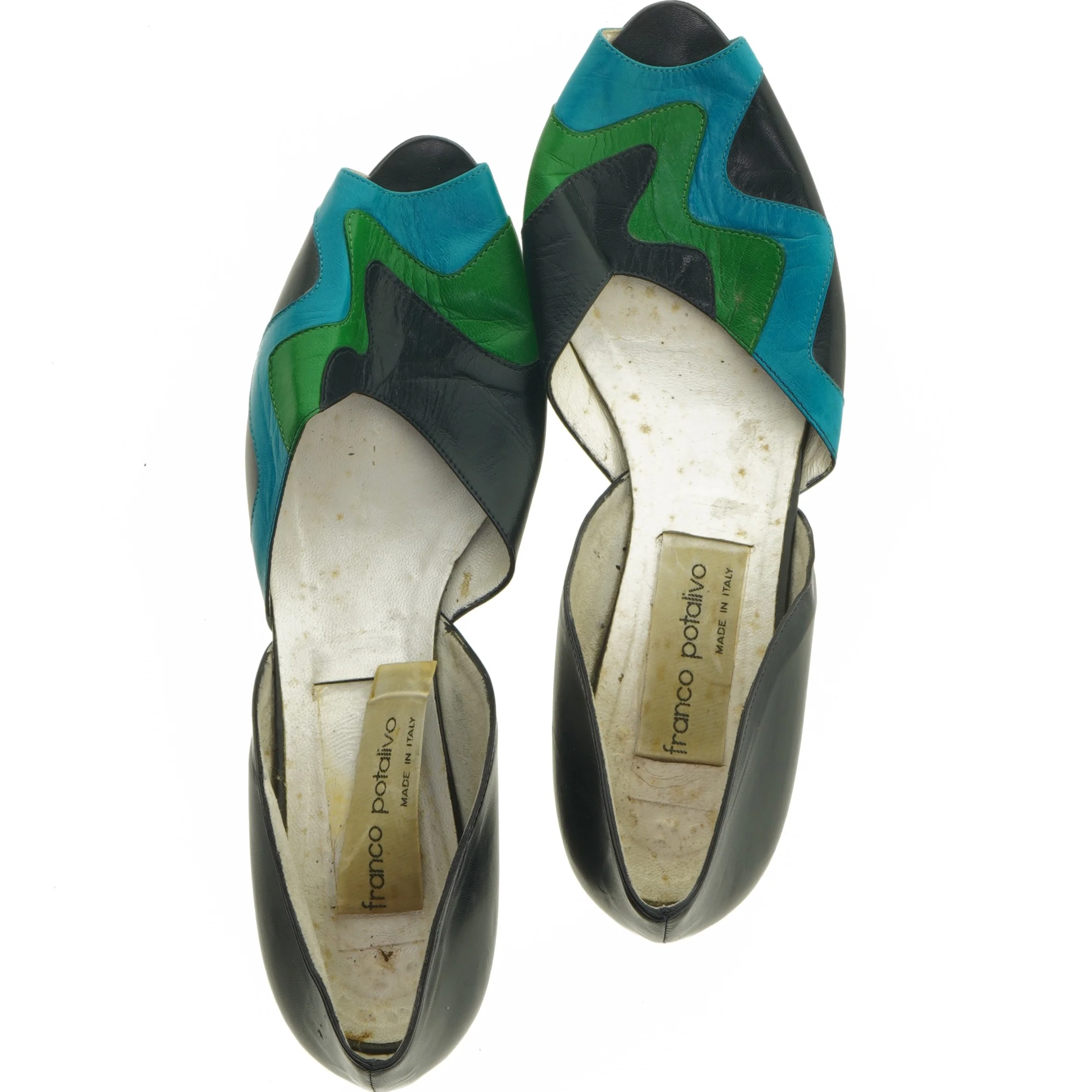 Damefladsko med farveblokke fra Franco Potalivo (str. 41)