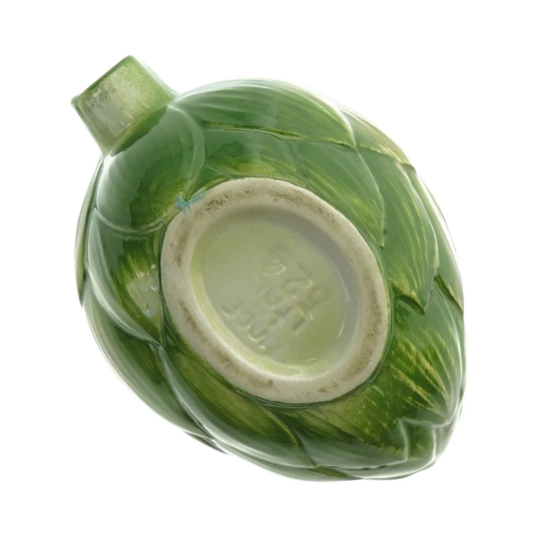 Keramikskål formet som en artiskok (str. 14 x. 10 cm)