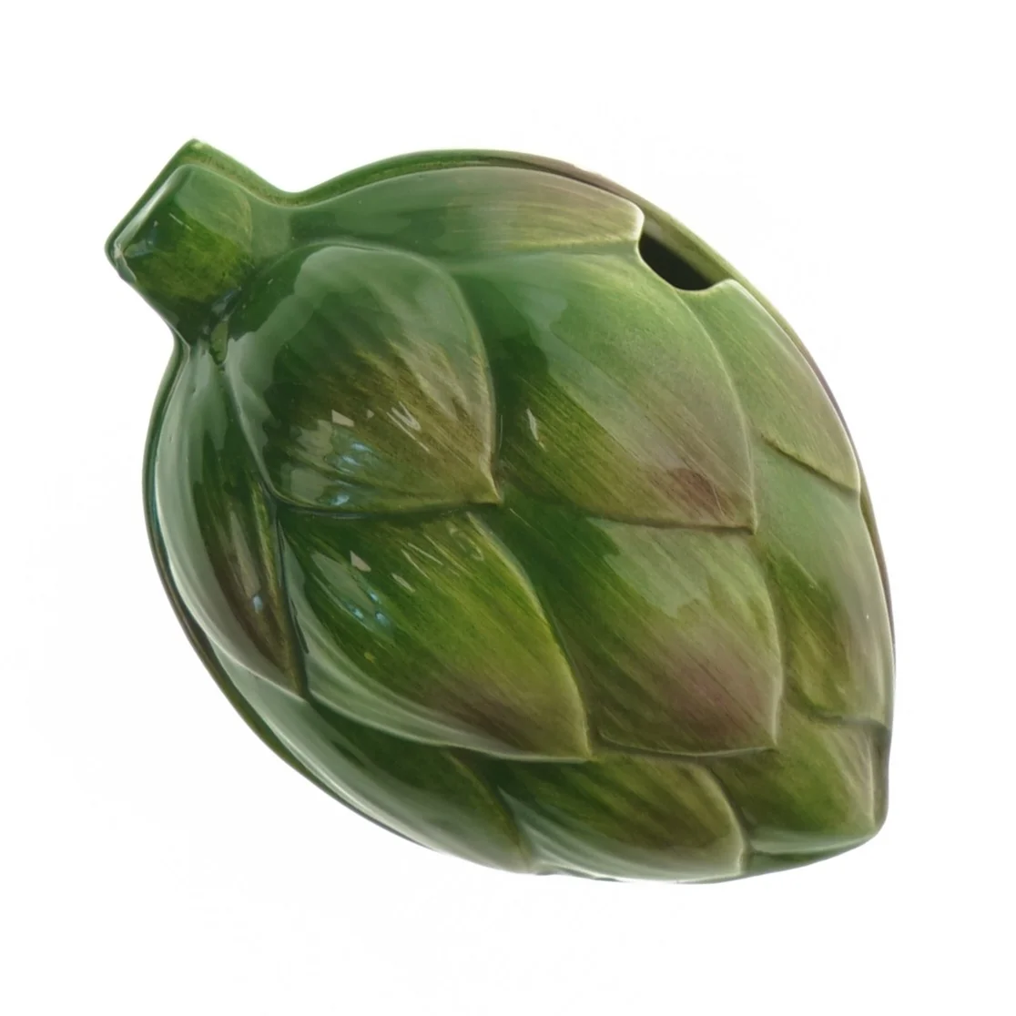 Keramikskål formet som en artiskok (str. 14 x. 10 cm)