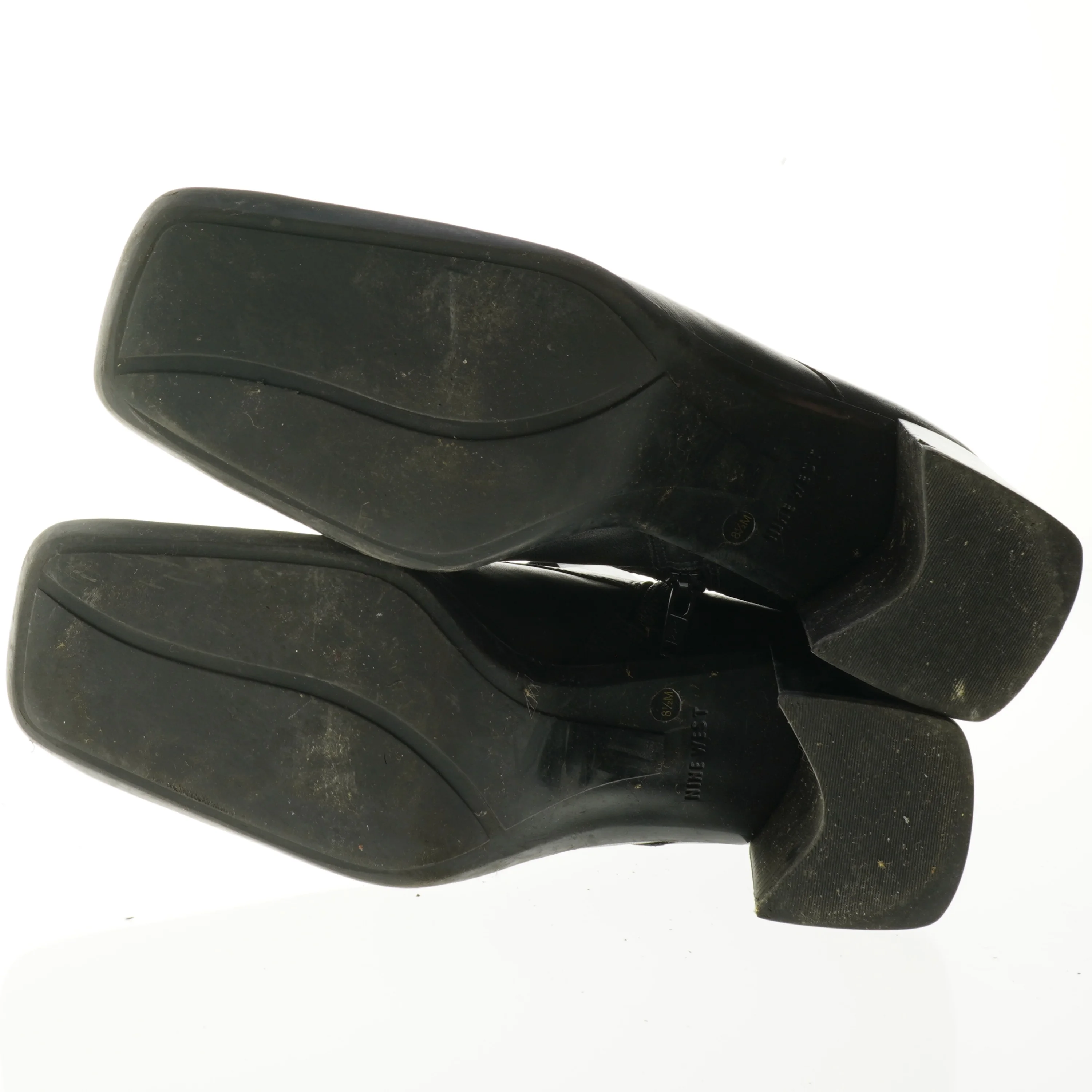 Sorte snørestøvletter fra Nine West (str. 8,5 )