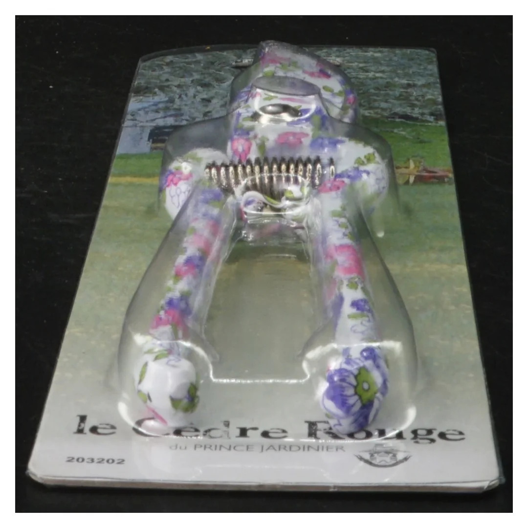 grænsaks med blomstermotiv