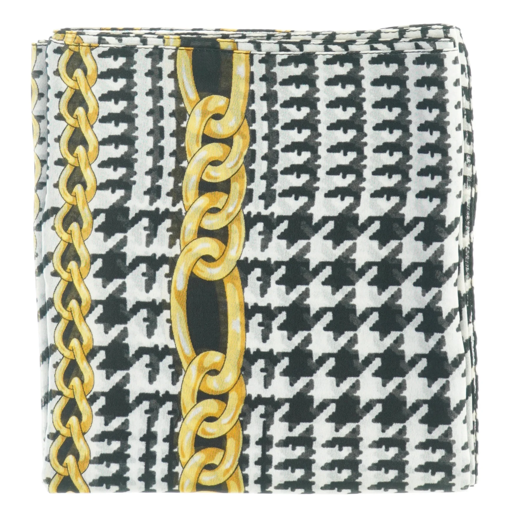 M&oslash;nstret silket&oslash;rkl&aelig;de (str. 155 x. 42 cm)