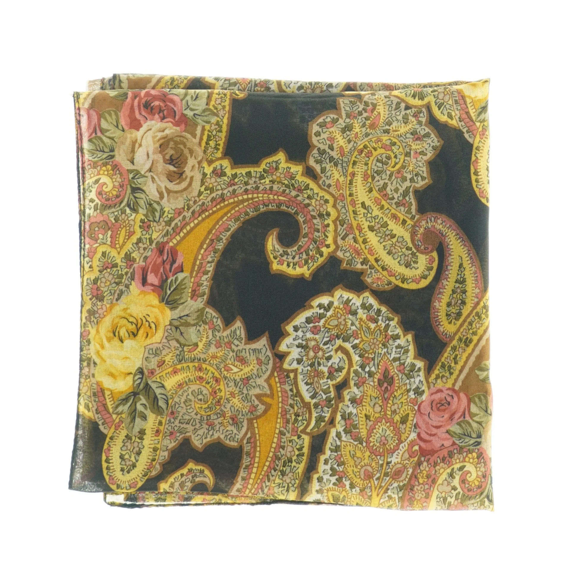 Mønstret tørklæde (str. 155 x. 37 cm)