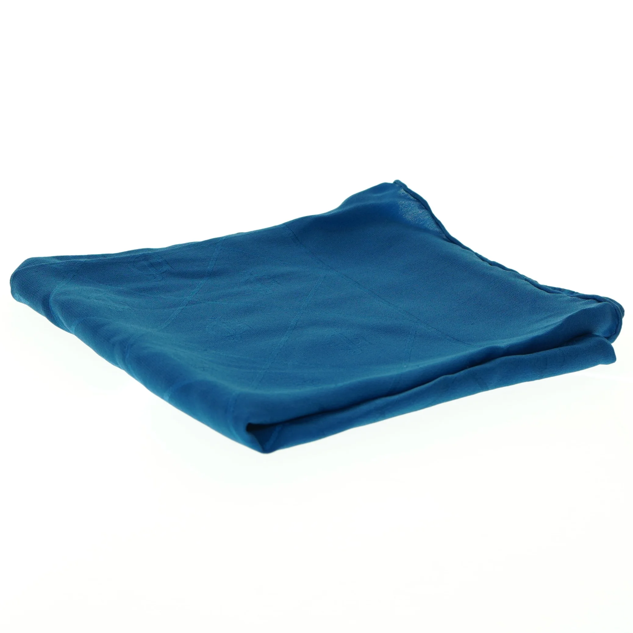 Blåt tørklæde (str. 75 x 75 cm)