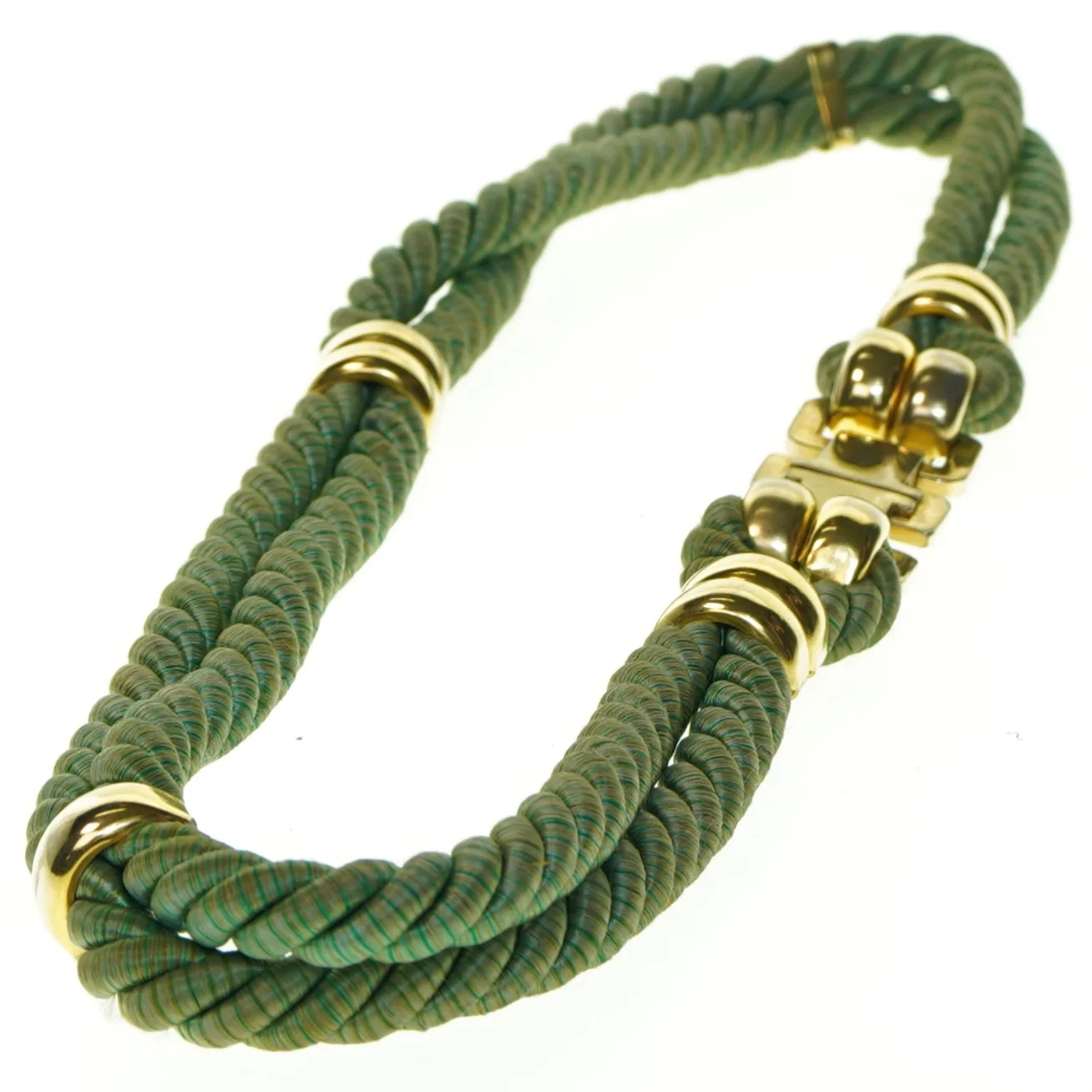 Flettet bælte (str. Længde. 80 cm. bredte. 2 cm)