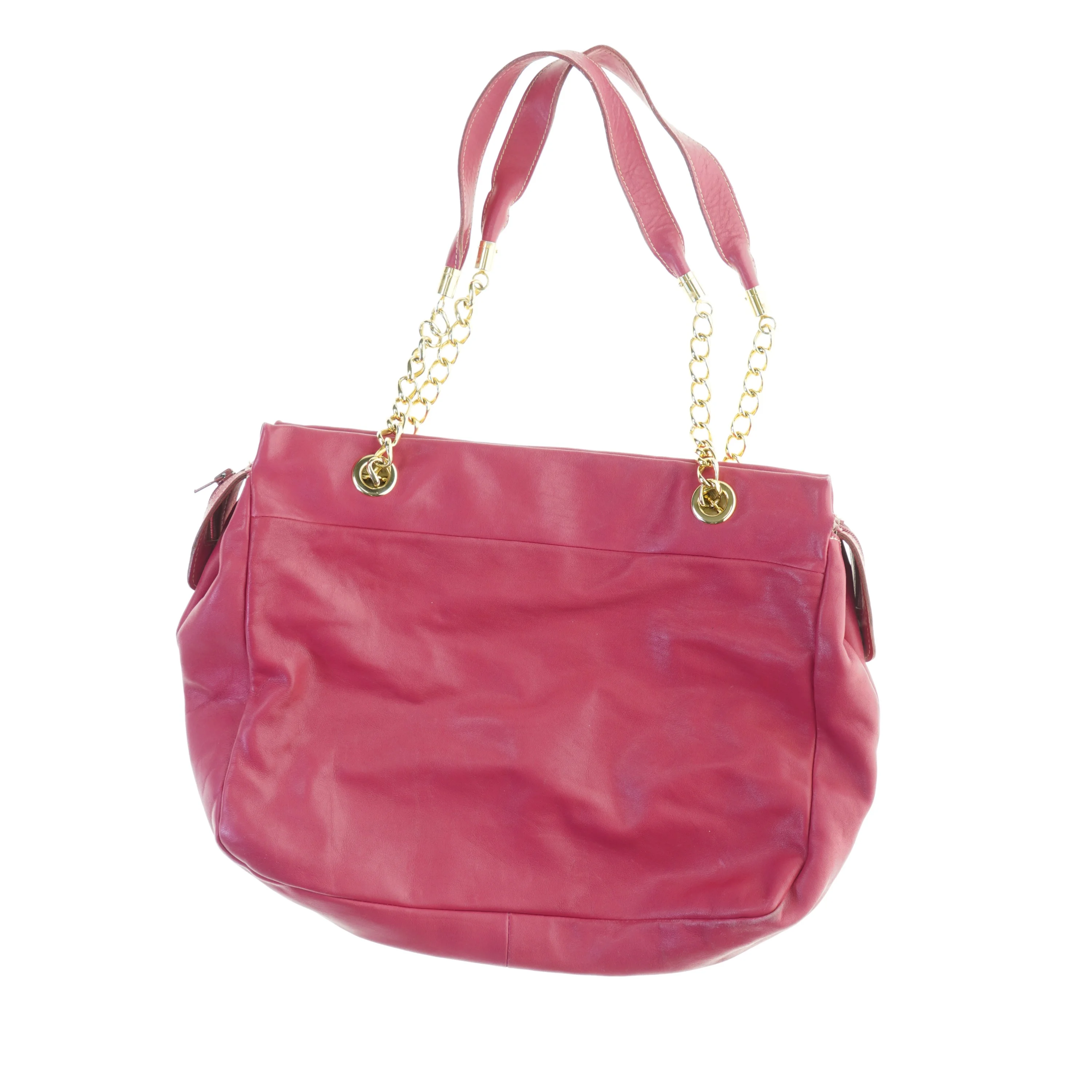 Læder skuldertaske fra Luana (str. 42 x. 34 cm)