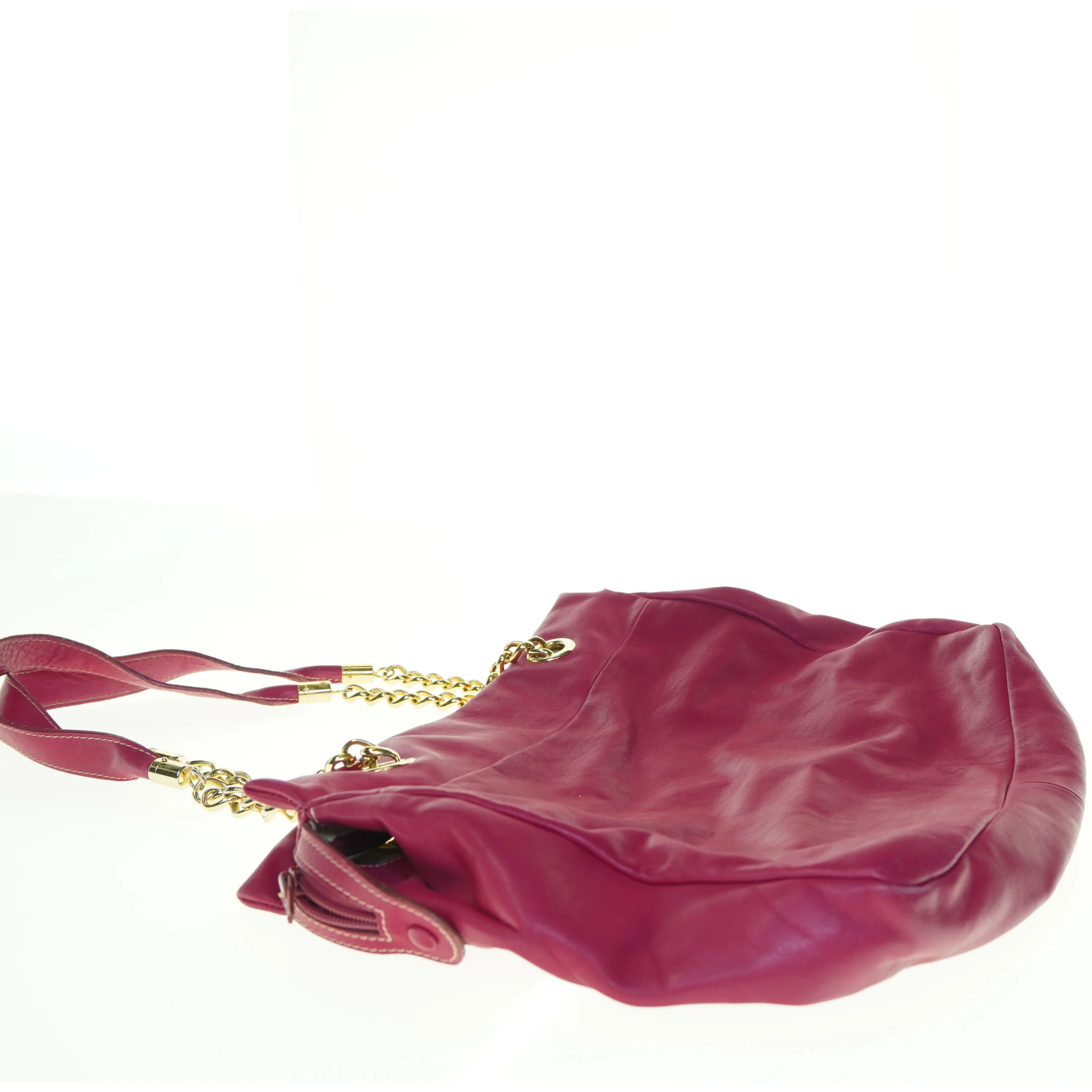 Læder skuldertaske fra Luana (str. 42 x. 34 cm)