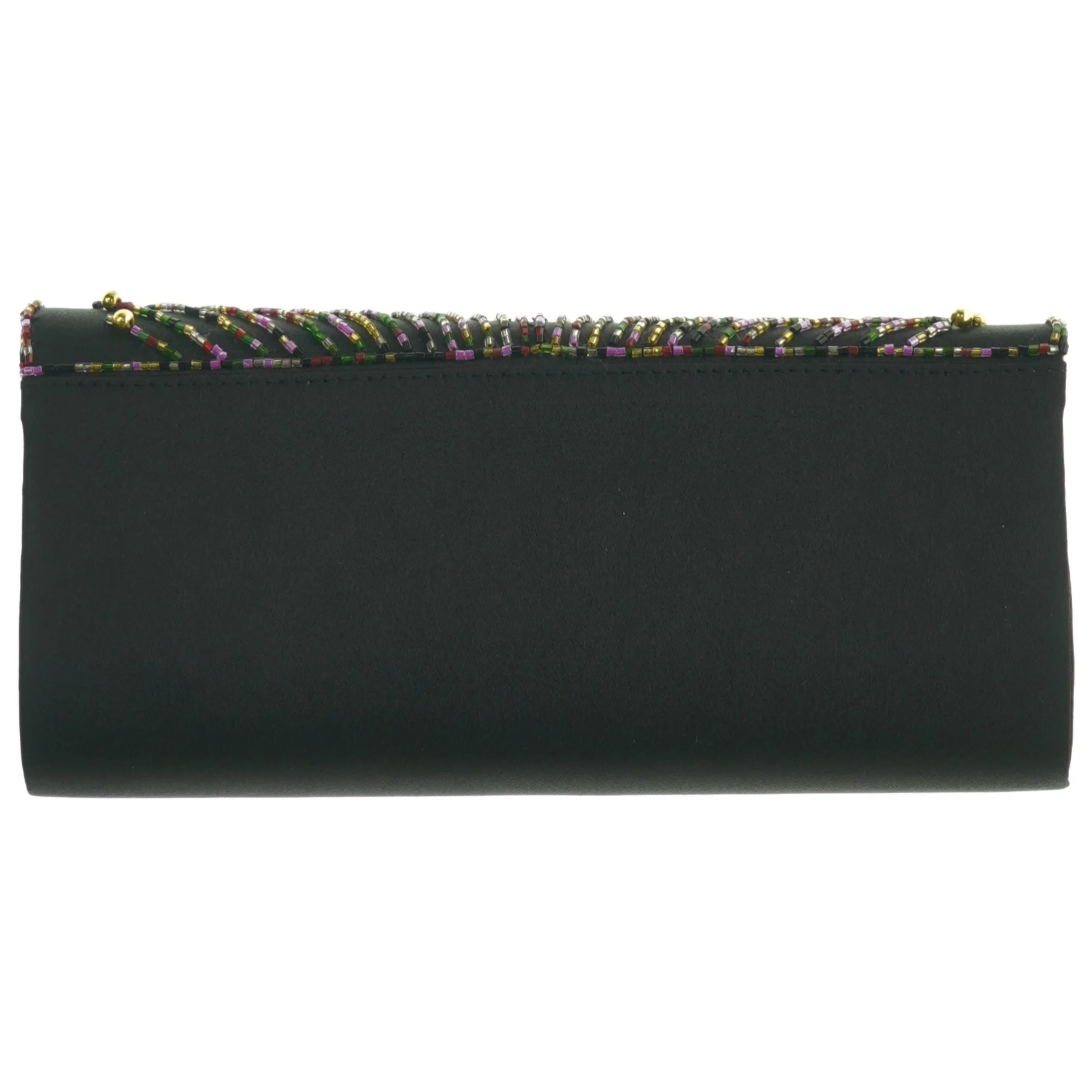 Perlebelagt pung (str. 23 x 11 cm)