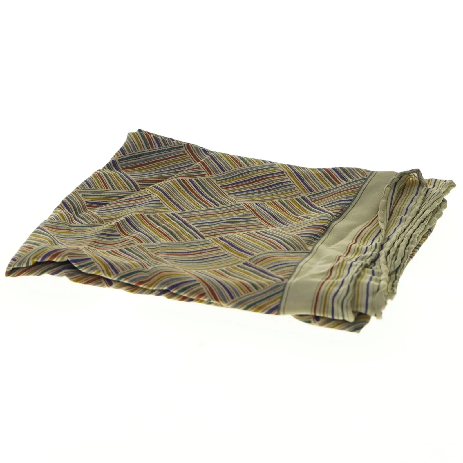 Mønstret tørklæde (str. 65 x. 65 cm)